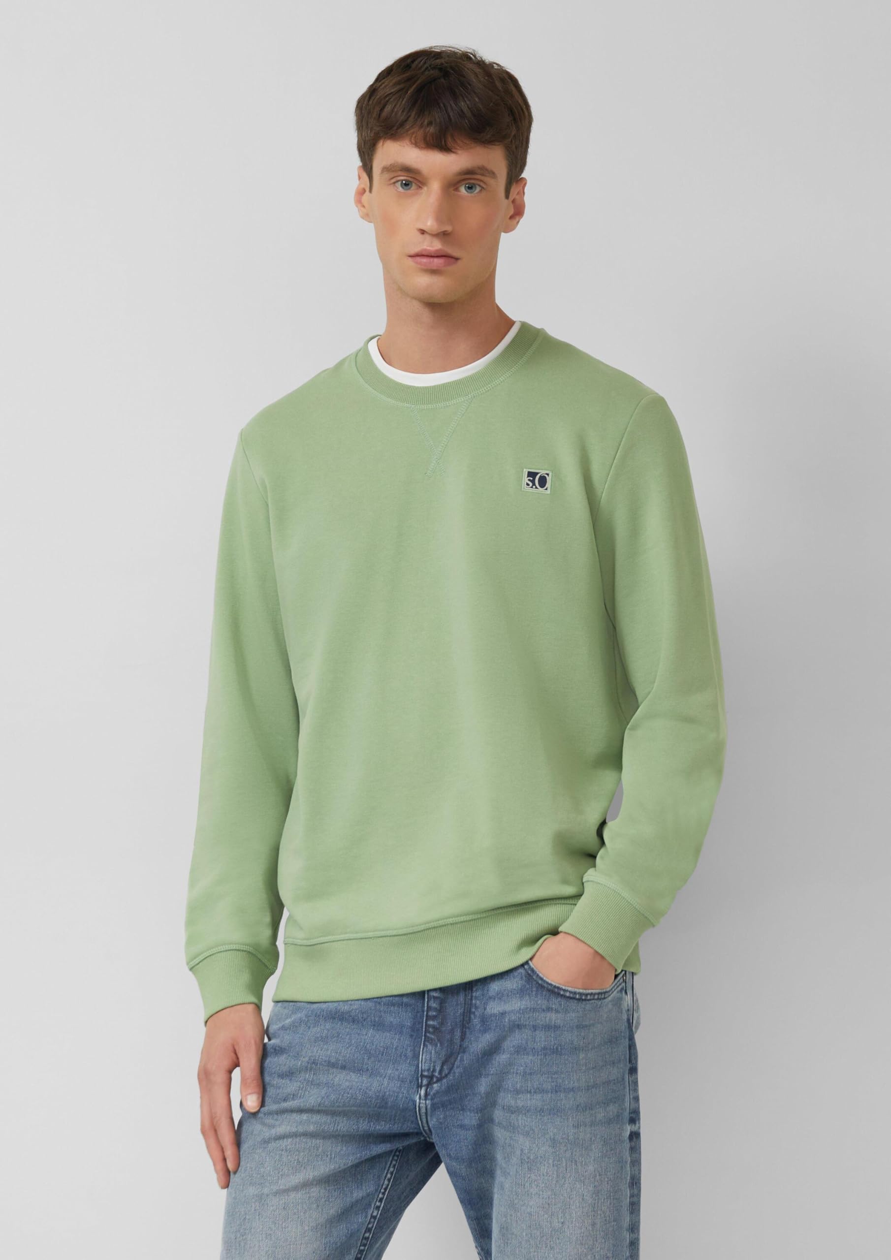s.Oliver RED LABEL 2169152 Sweatshirt M navy