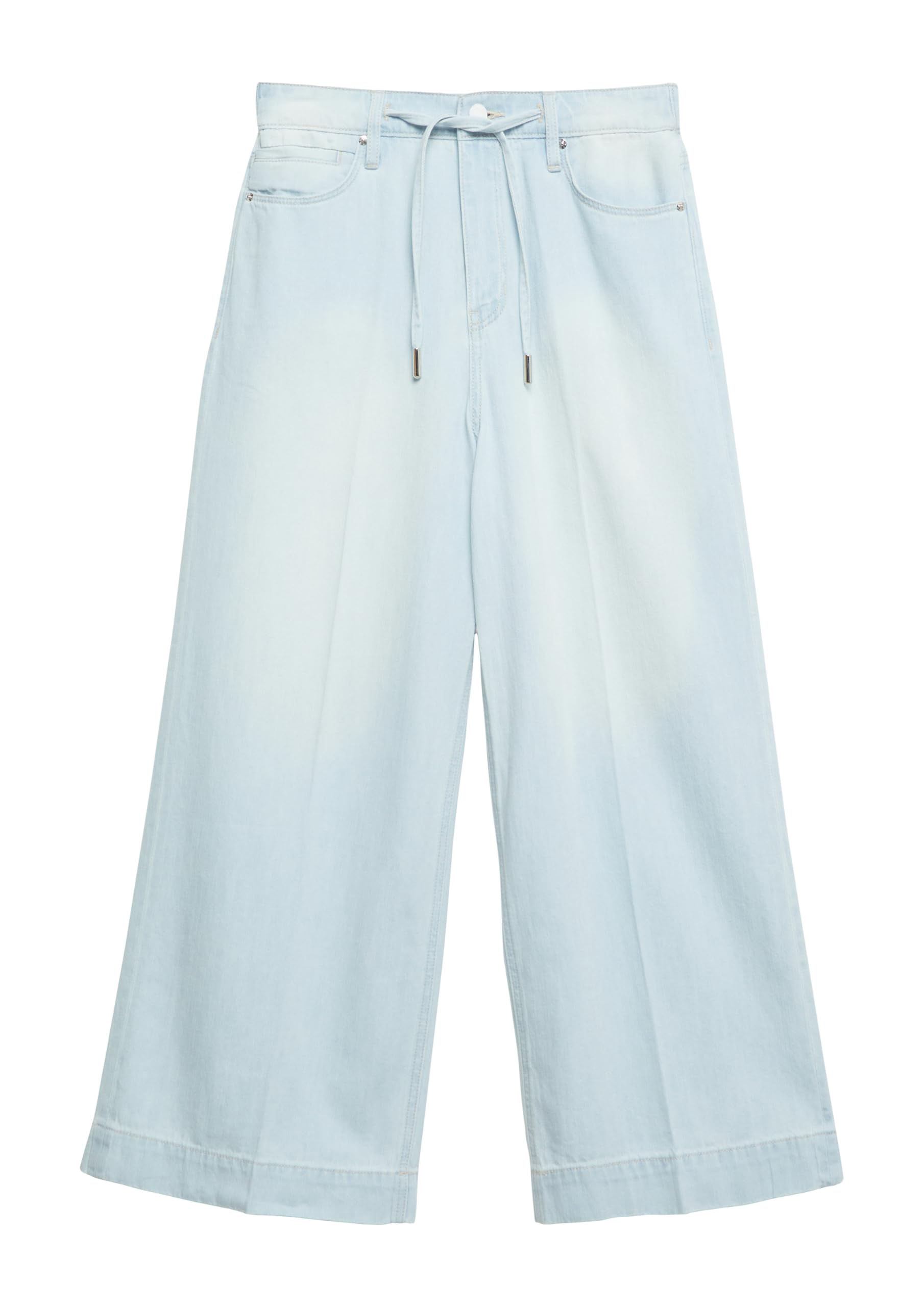 s.Oliver Red Label Suri Culotte-Jeans Damen Leinenmix Hellblau