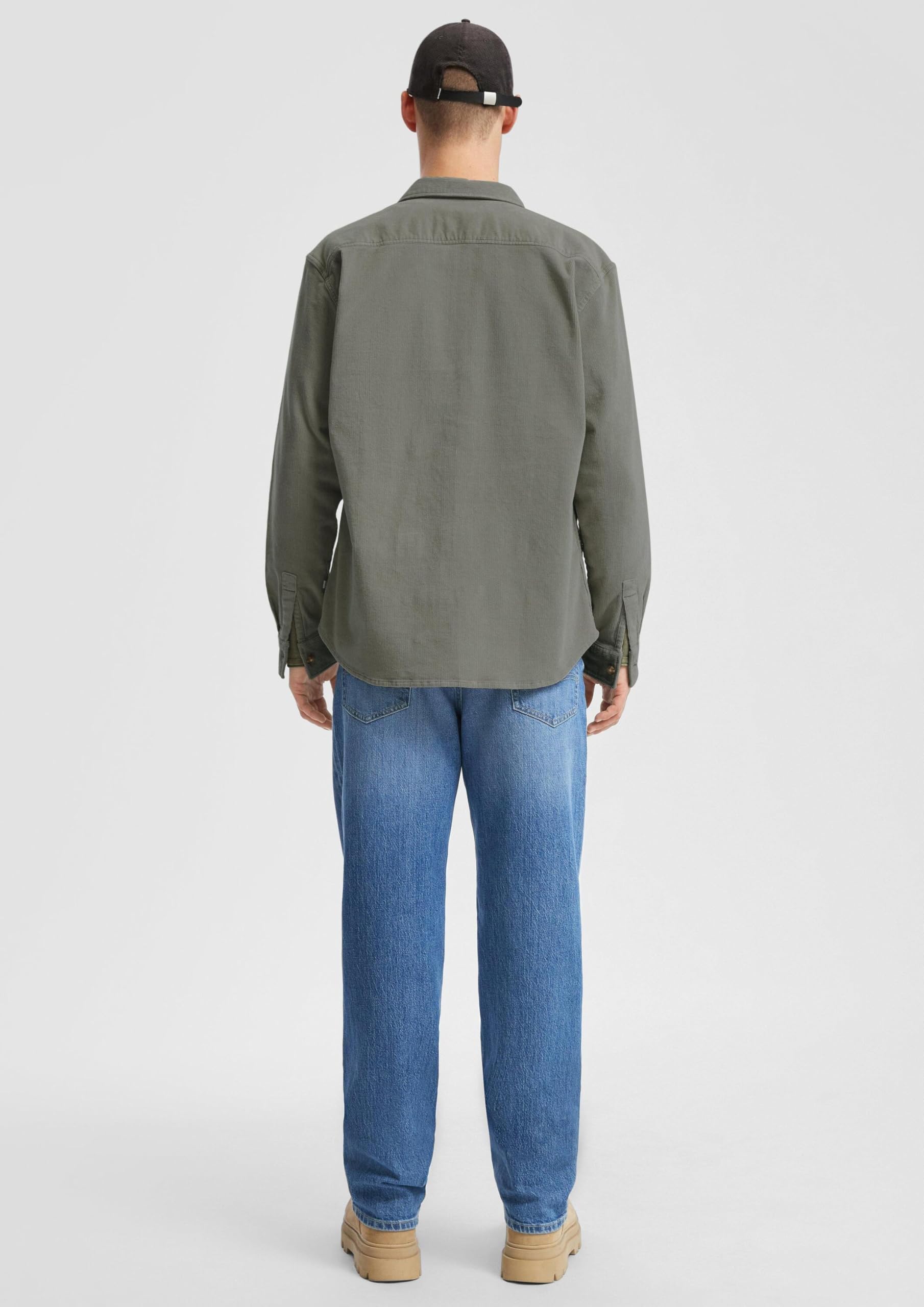 s.Oliver QS Overshirt Cord Taschen olivgrün XL