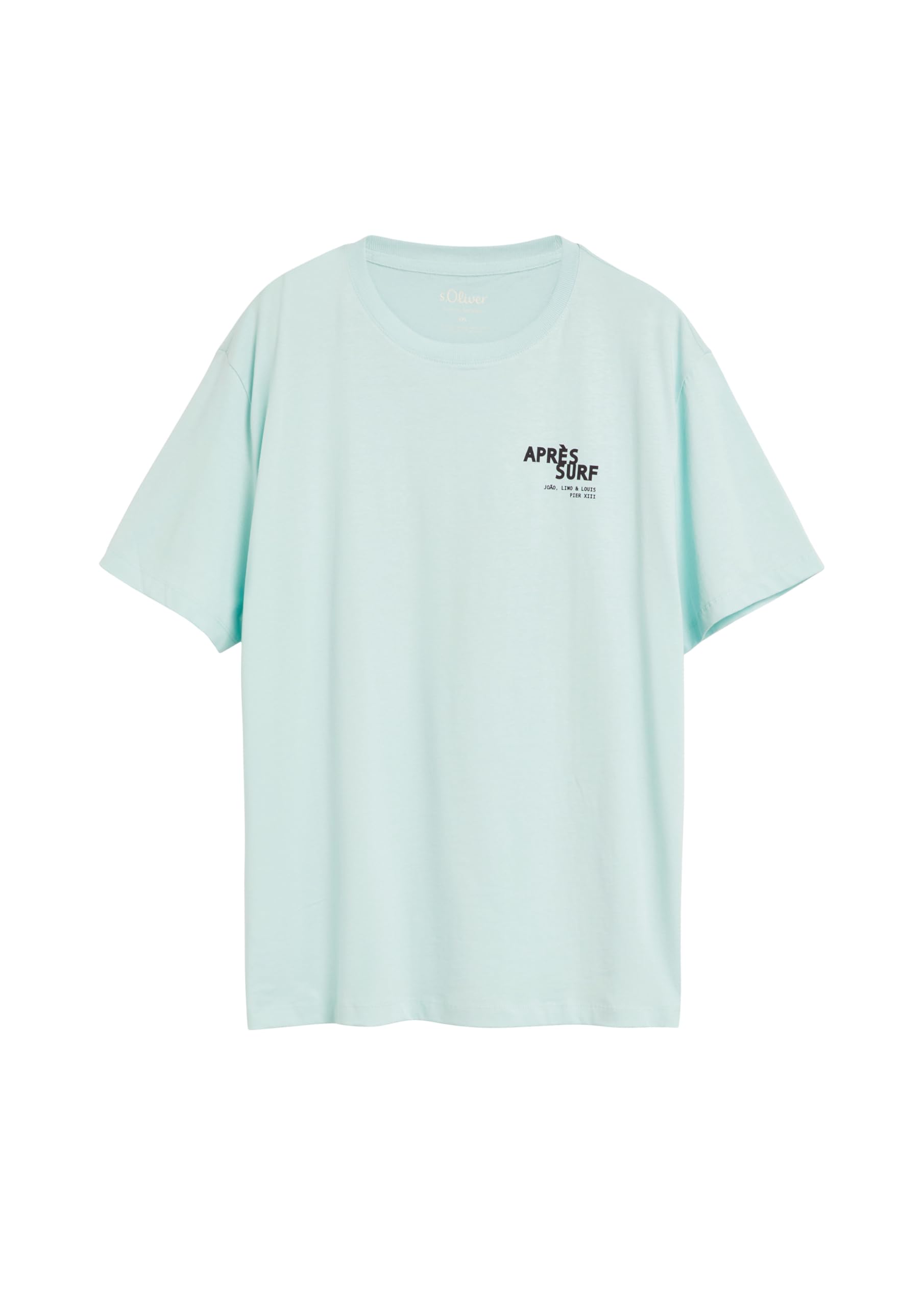 s.Oliver 2181153 T-Shirt Print Blue Green