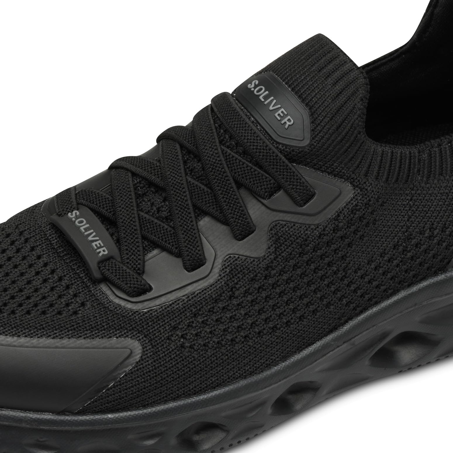 s.Oliver Junior Mädchen-Sneaker Chunky schwarz sportlich