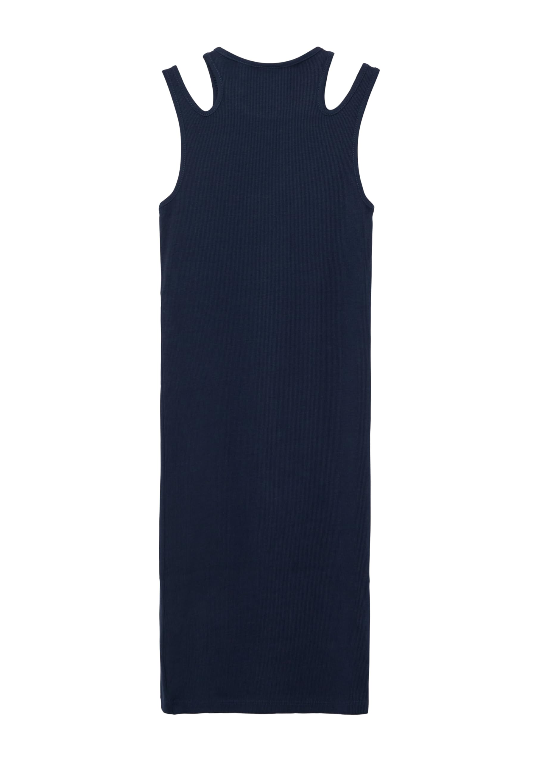 s.Oliver RED LABEL Kleid Ripp Slim-Fit Cut-Outs Gr.164 navy