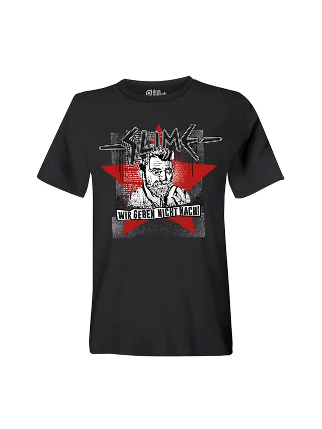 dna merch Slime Erich Mühsam T-Shirt Schwarz Unisex