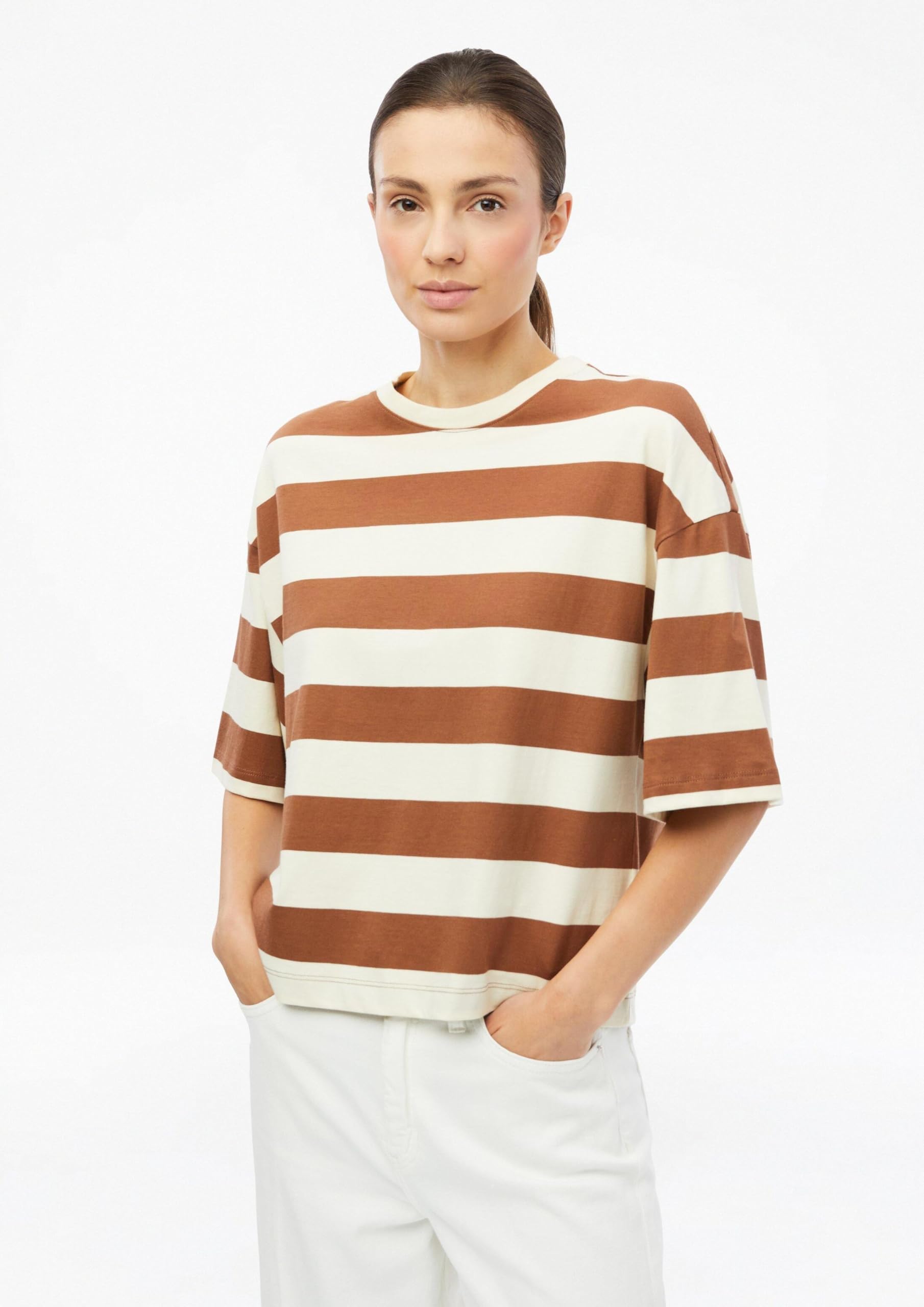 s.Oliver RED LABEL Oversize T-Shirt 38 gestreift Patch