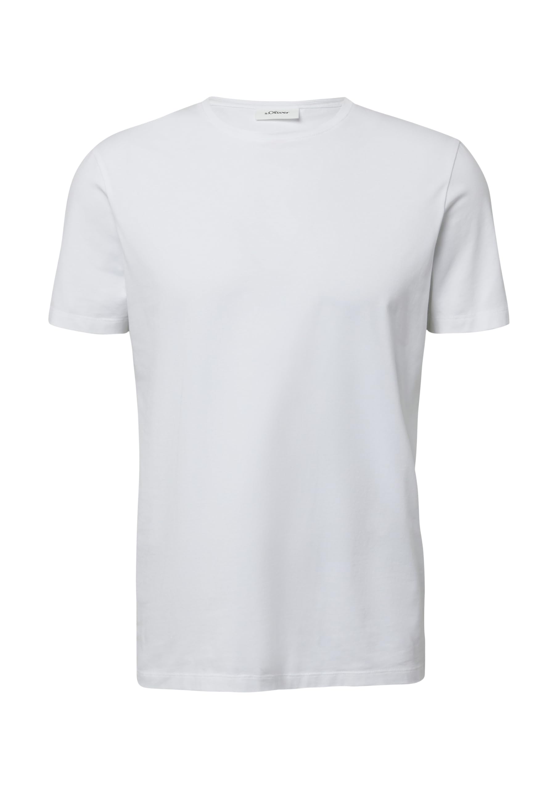 s.Oliver RED LABEL T-Shirt Herren Weiß L Stretch