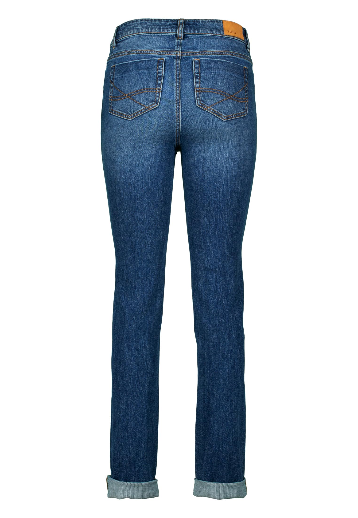zero Jeans Straight Fit 32 Inch Middle Blue Gr. 40