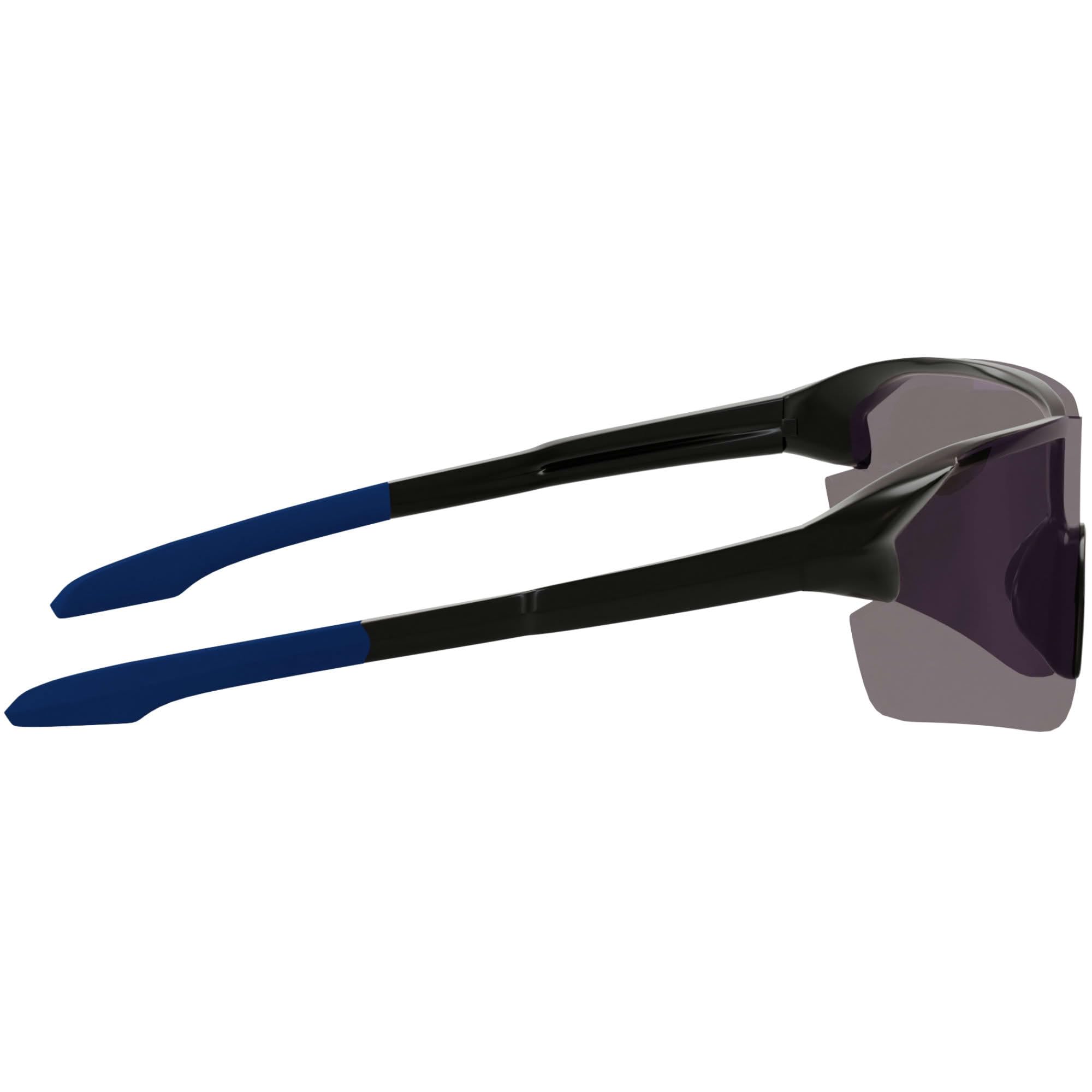 BEZLIT Sport Shield Sonnenbrille Black Blue polarisiert