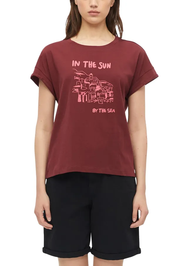 s.Oliver RED LABEL T-Shirt Damen Ärmellos Frontprint