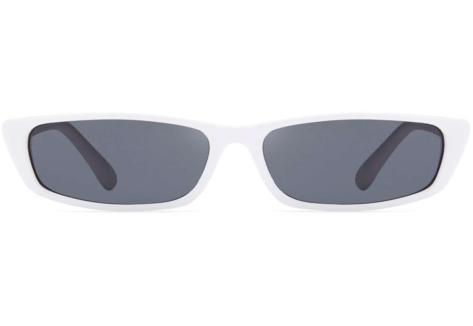 BEZLIT Cat Eye Sonnenbrille Weiß schmal Y2K UV400