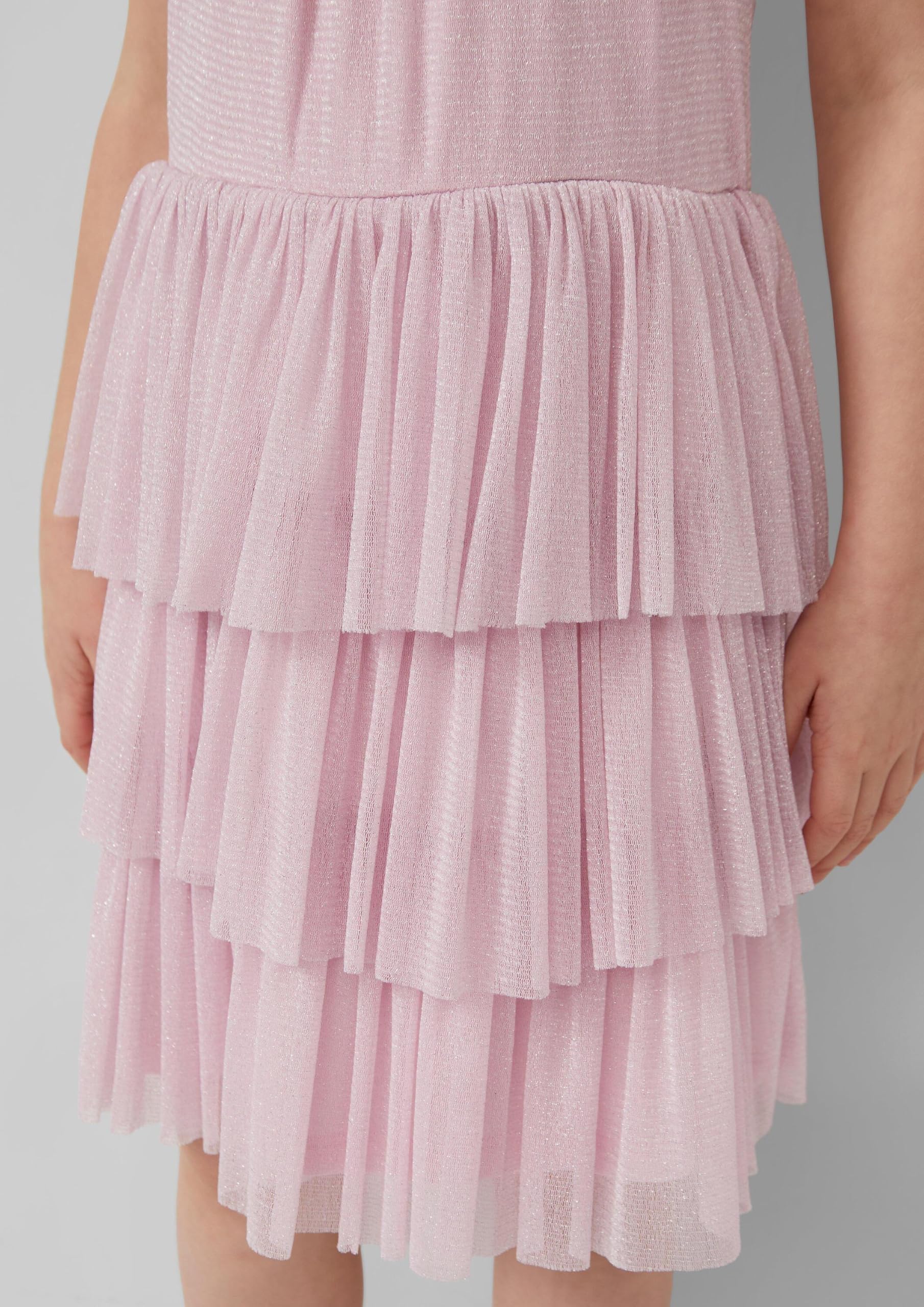 s.Oliver RED LABEL Rüschen Mesh-Kleid Gr.92