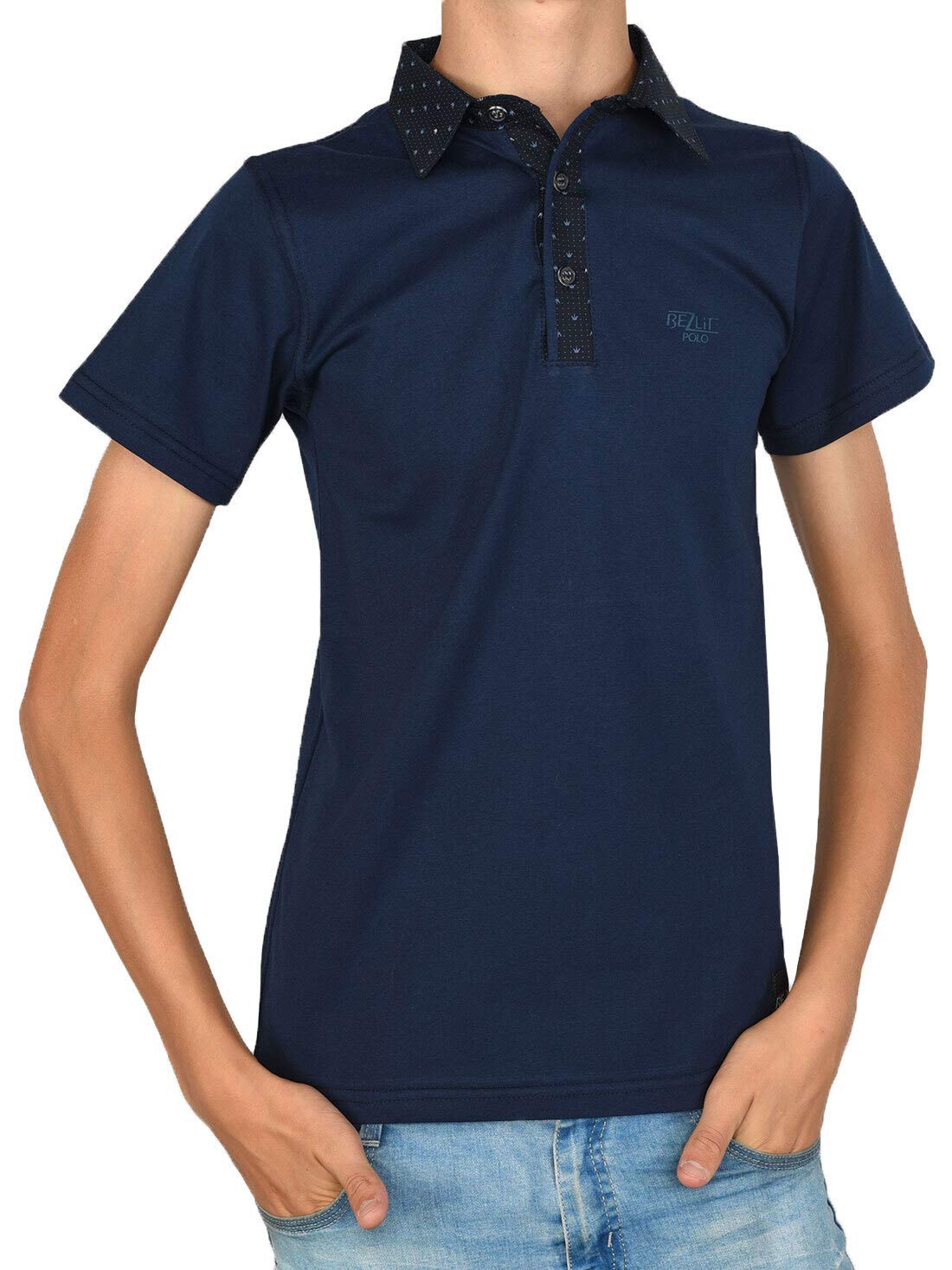 BEZLIT 30093 Polo Shirt Jungen Gr. 116 Stretch