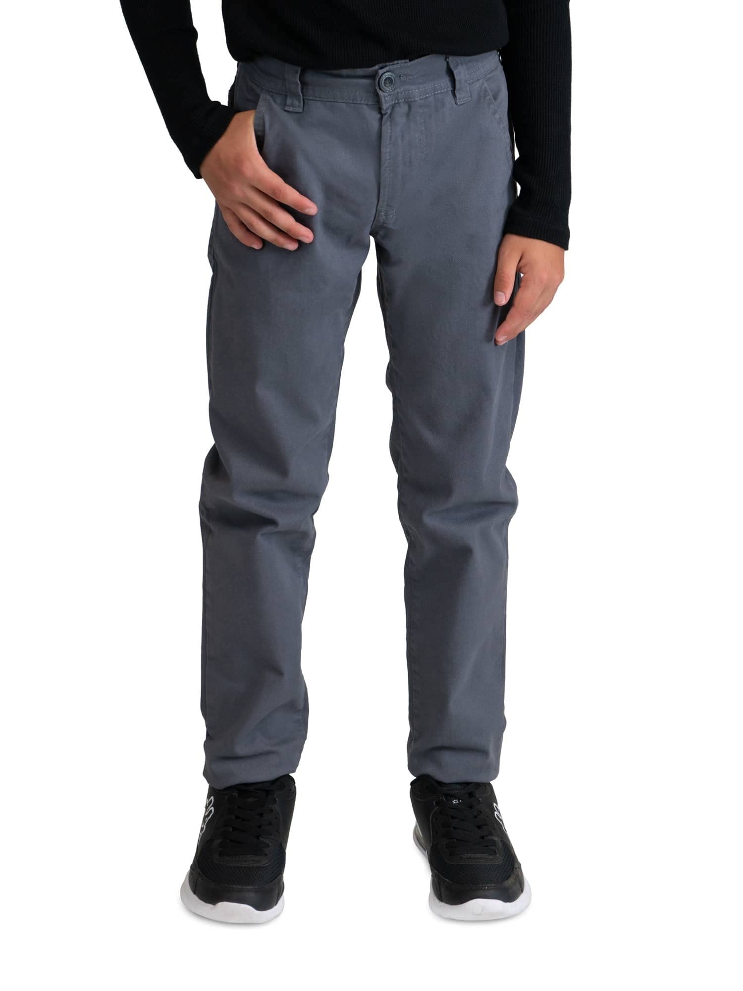 BEZLIT Chino Jungen Stoffhose Slim Fit Stretch Grau