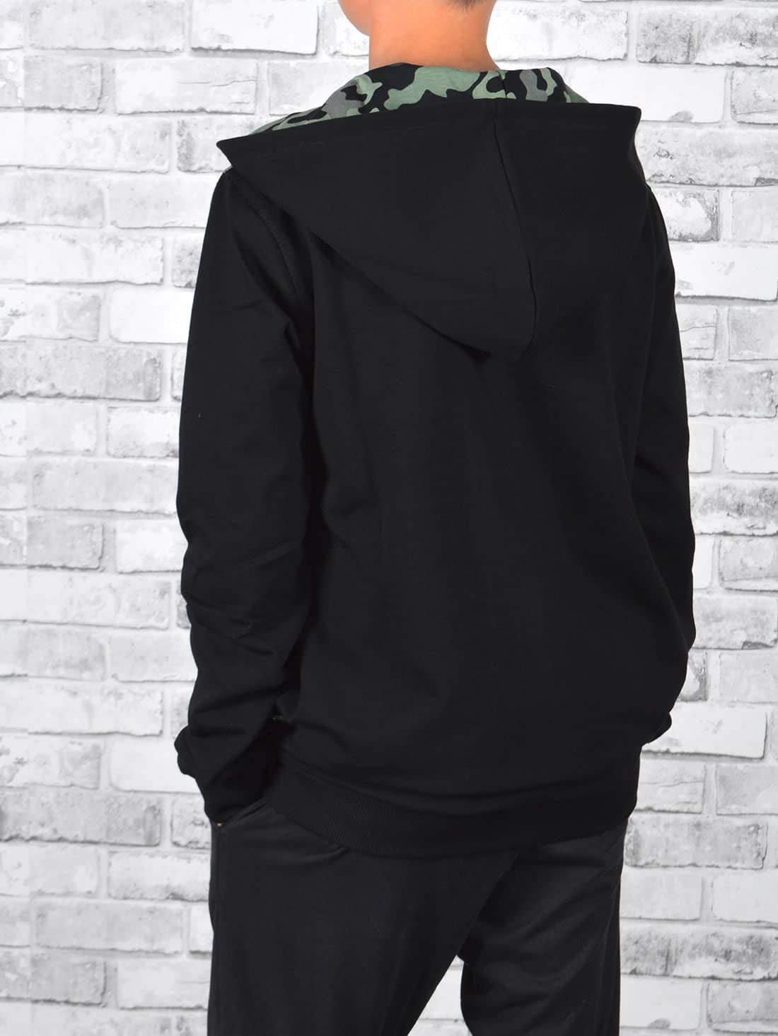 BEZLIT Sweatjacke Kapuze Jungen Camouflage Reiverschluss