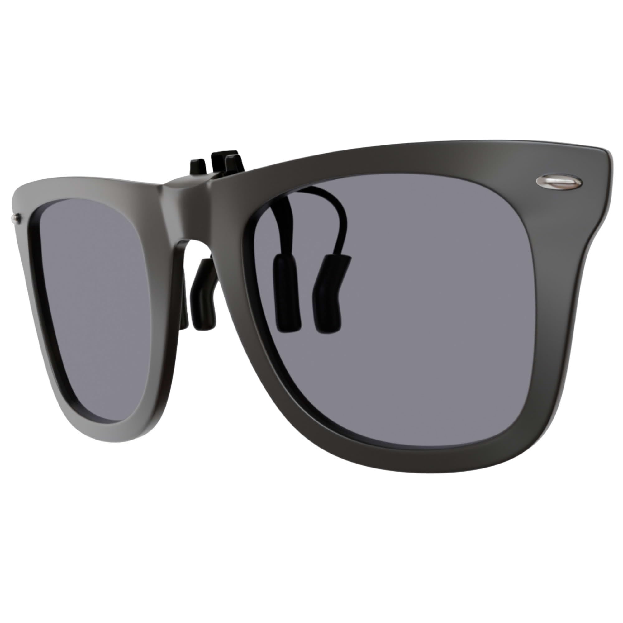 BEZLIT Clip-On Brillenaufsatz Grau polarisiert UV400