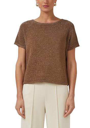 s.Oliver Black Label Strickpullover ärmellos U-Boot Relaxed Fit