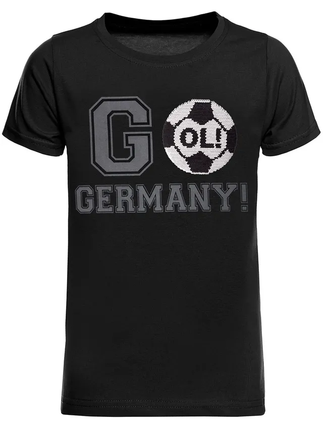 BEZLIT GO Germany Jungen T-Shirt Wendepailletten 116 Baumwolle