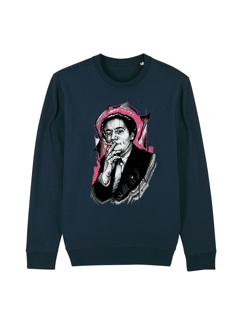 dna merch Frieda Belinfante Rundhalspullover Schwarz Portrait