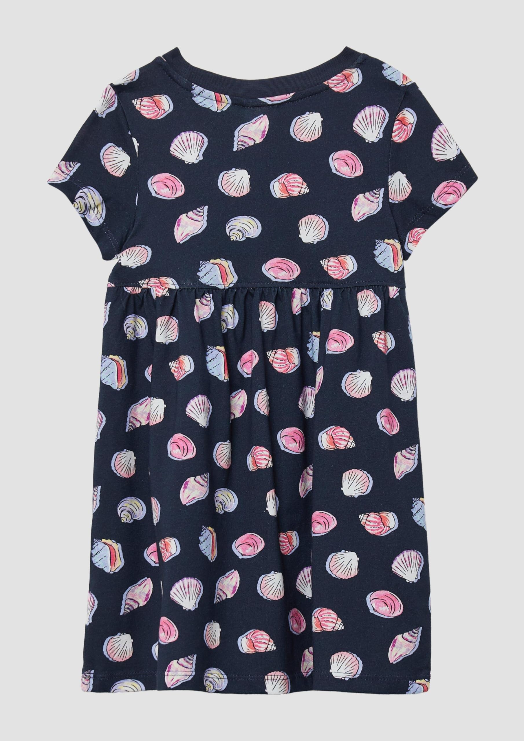 s.Oliver RED LABEL Jersey-Kleid A-Linie Print Gr.122 tiefblau