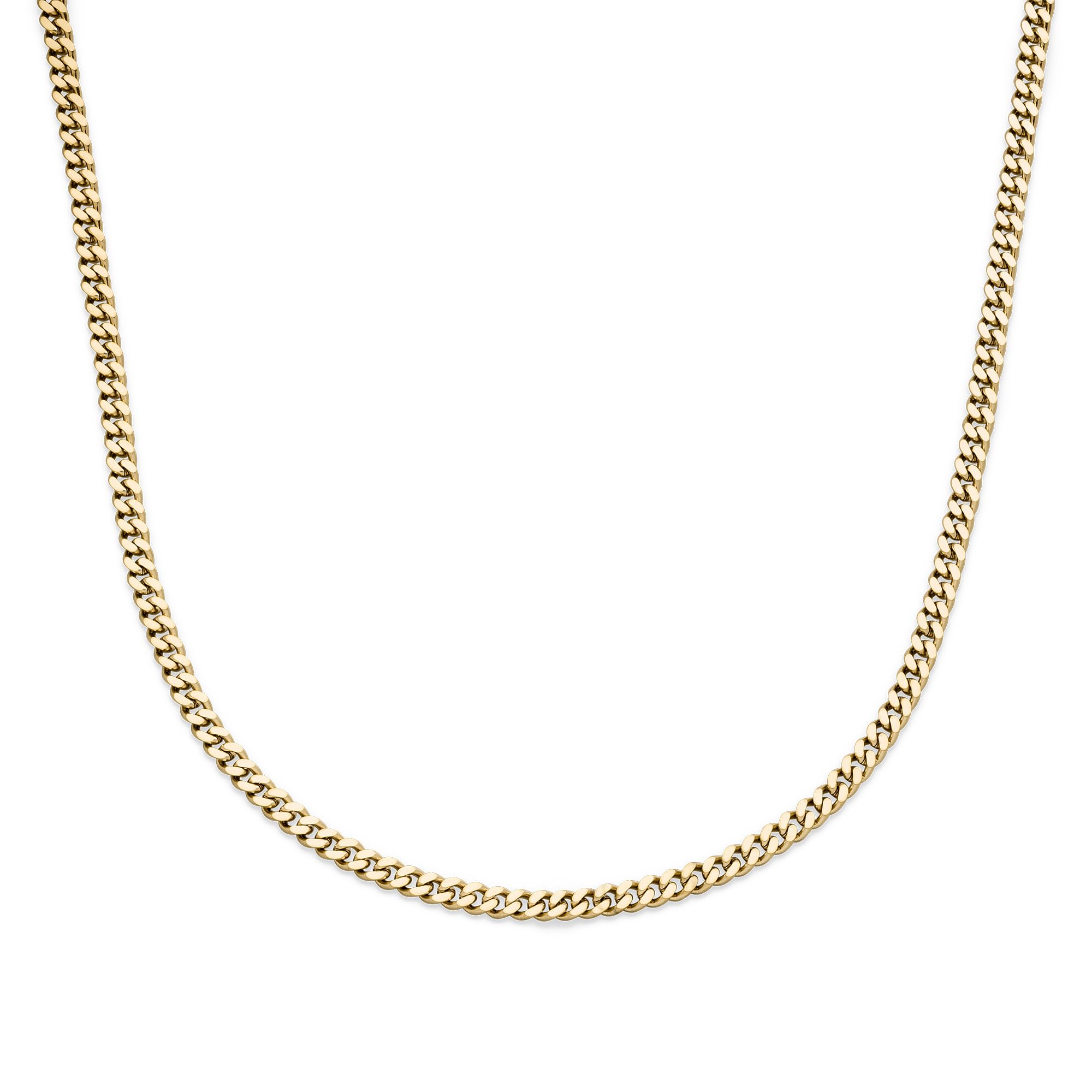 s.Oliver Basic Herren Halskette Gold Edelstahl