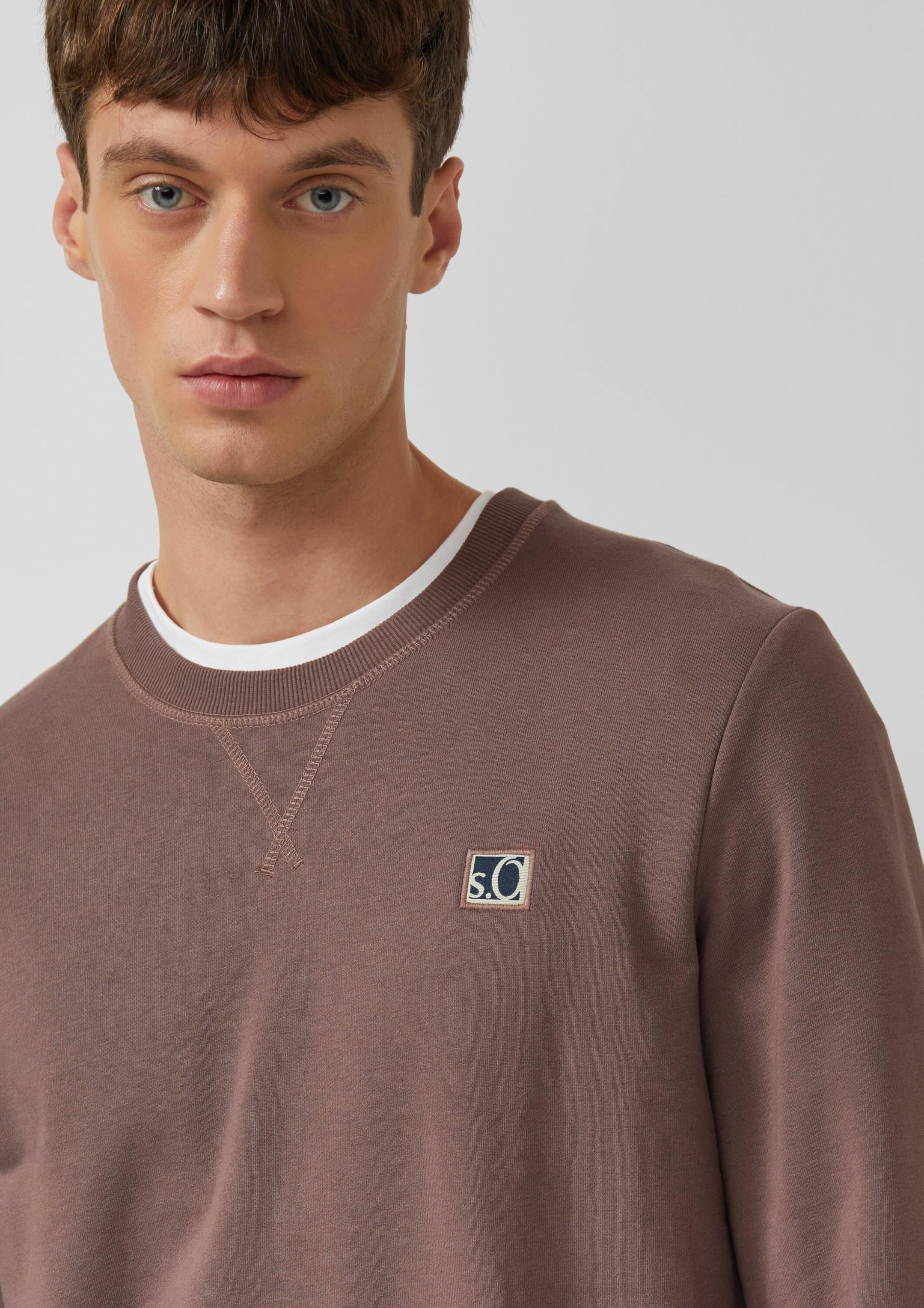 s.Oliver RED LABEL 2169152 Sweatshirt L braun