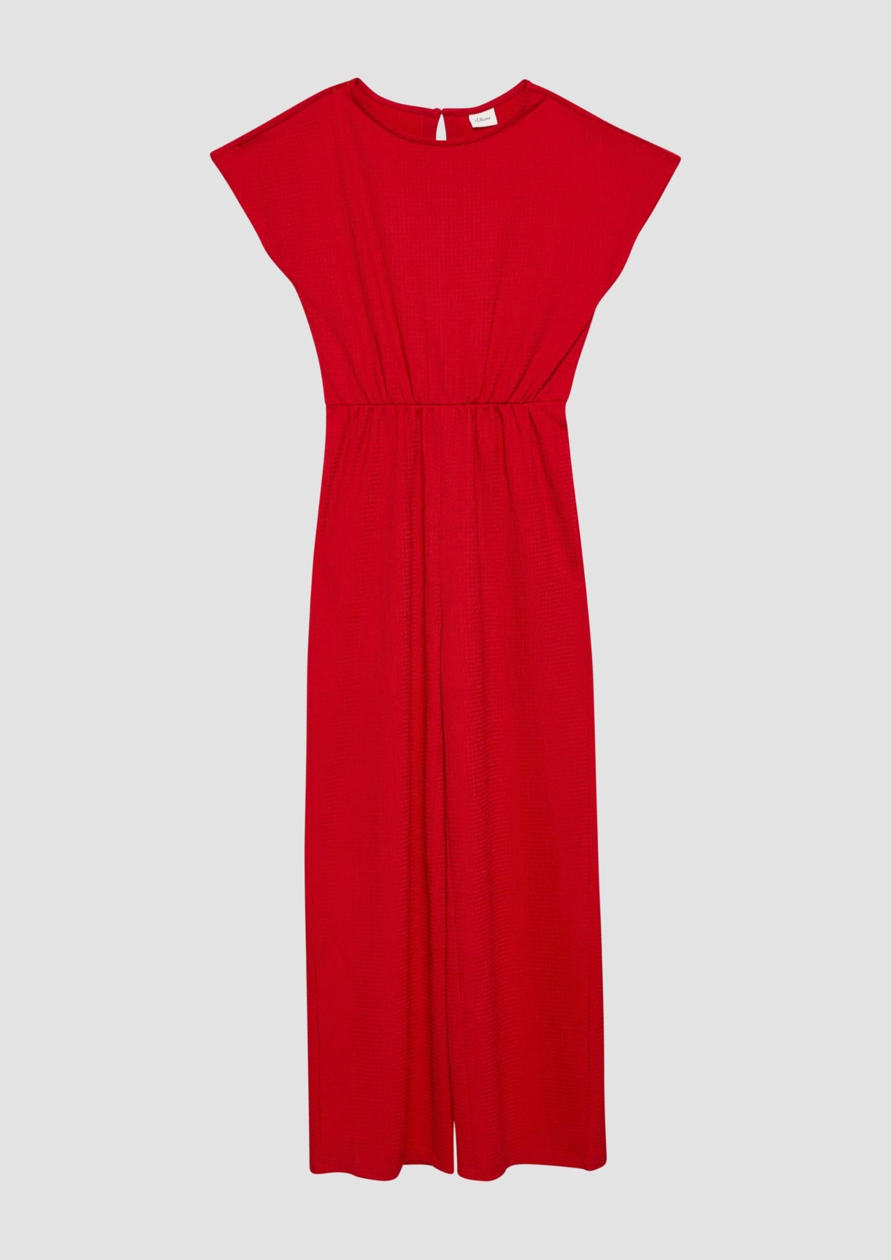 s.Oliver Junior Jumpsuit Wide Leg Gr. 170 Rot Crêpe