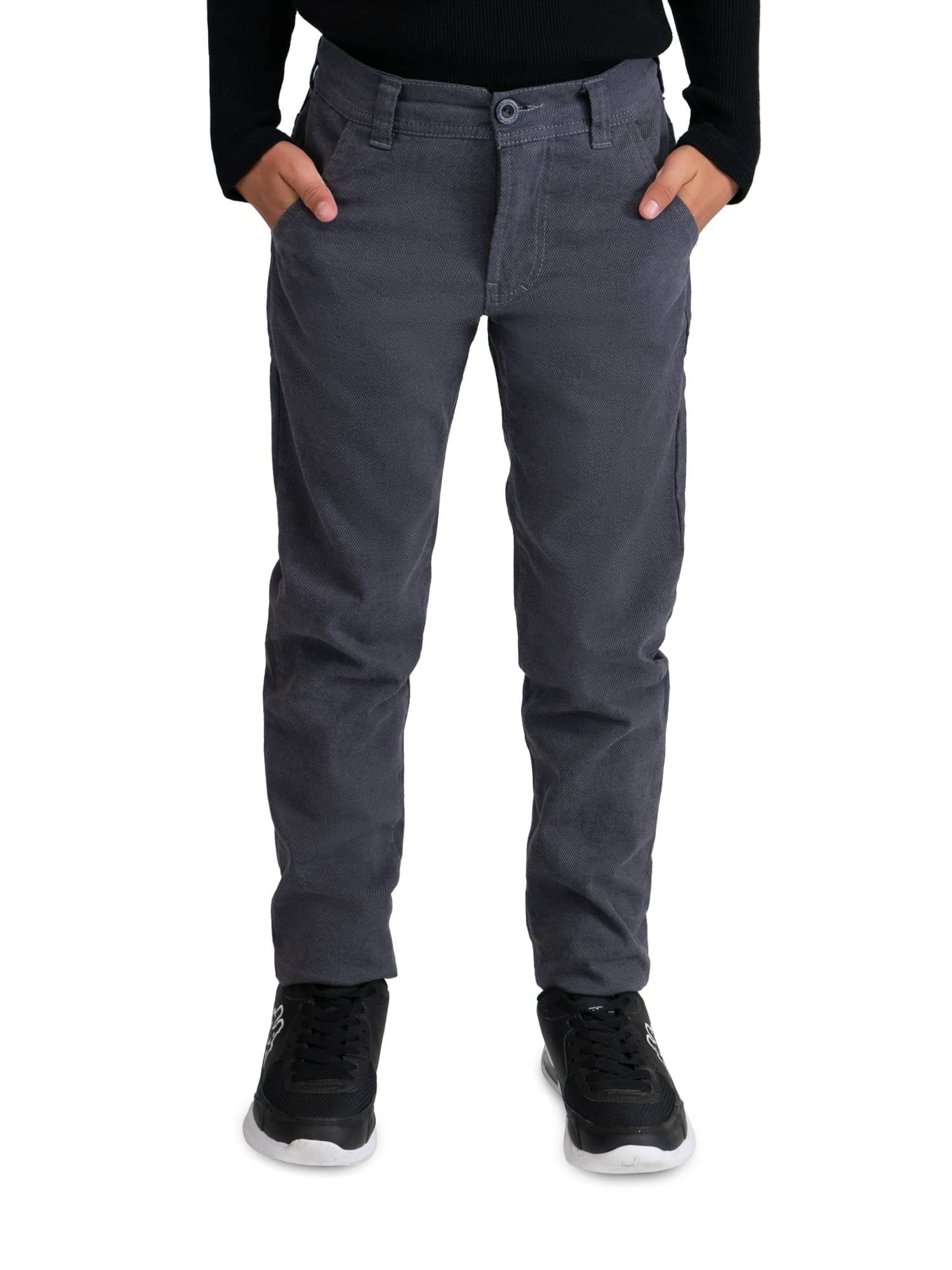 BEZLIT Chino Jungen Stoffhose Slim Fit Stretch Grau