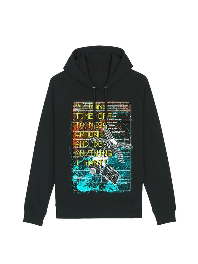 dna merch Streik im Weltraum Skylab 4 Hoodie schwarz