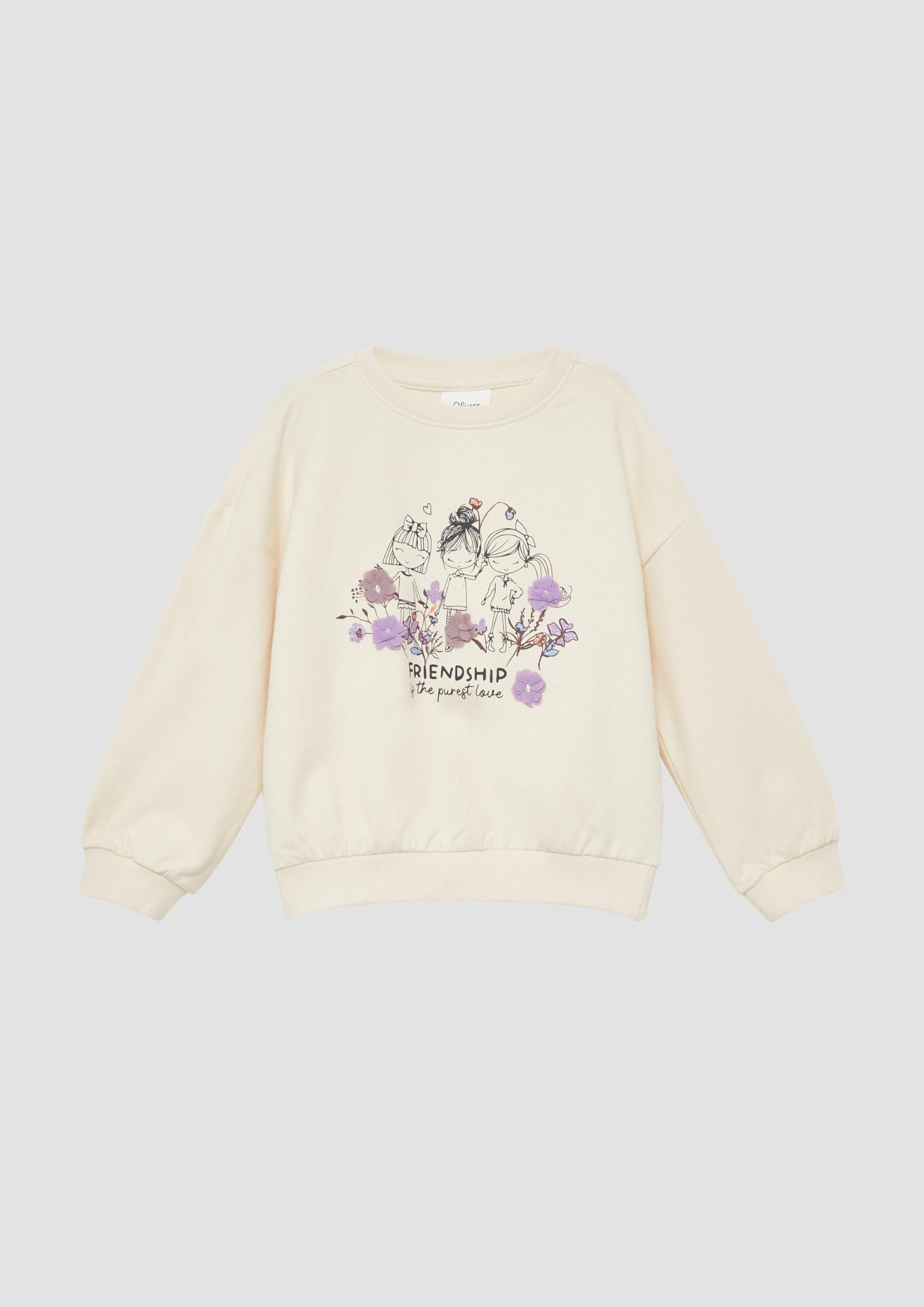 s.Oliver RED LABEL Sweatshirt 128-134 beige Oversized