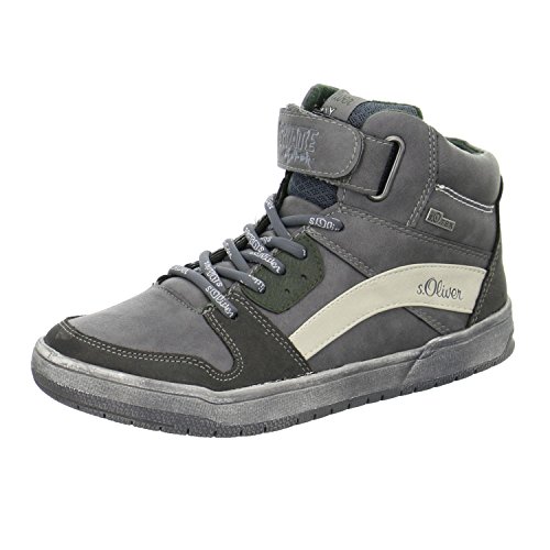 s.Oliver 5-45302-37 Kinder Stiefel Grau hoch warm
