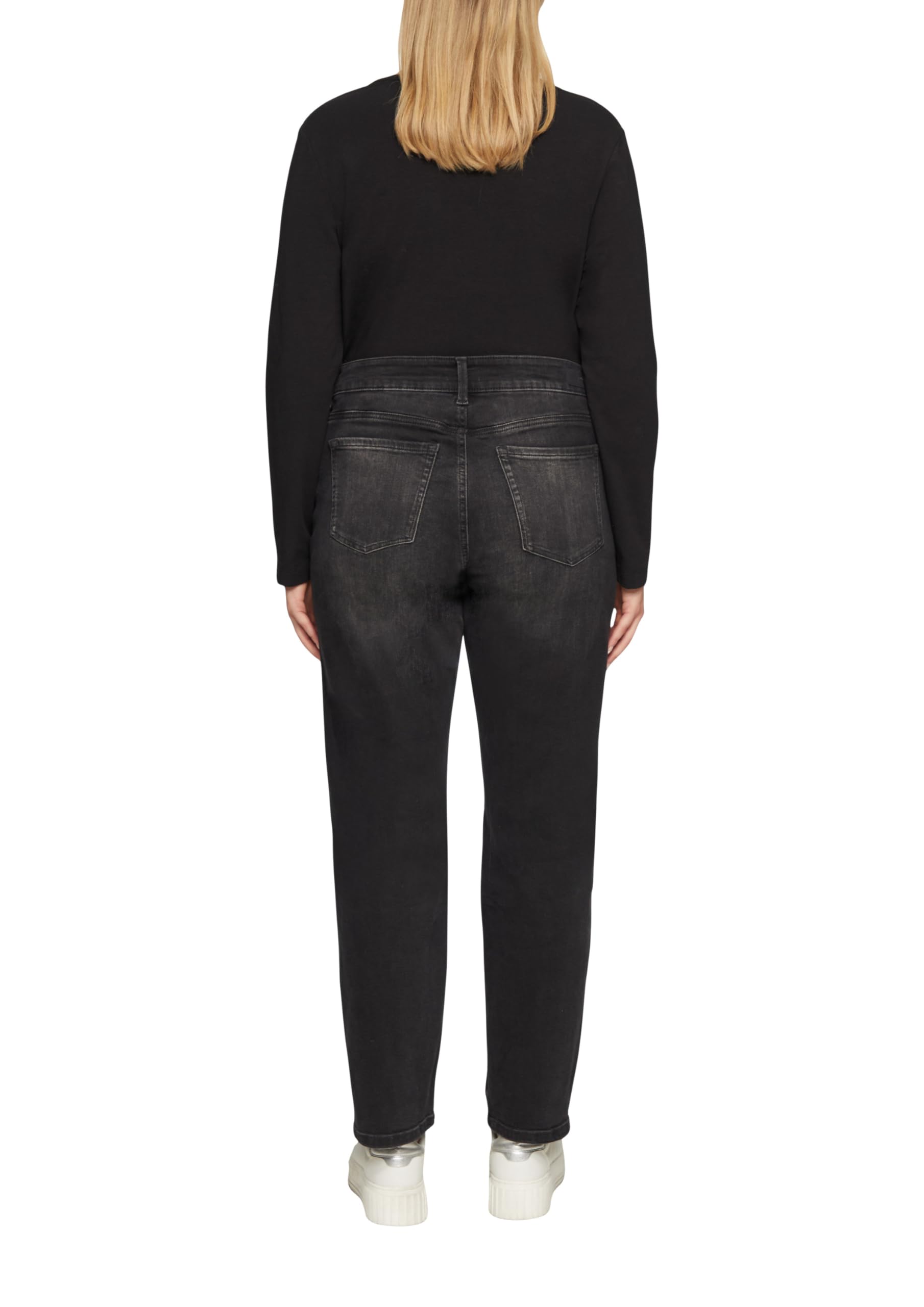 s.Oliver Red Label Curvy Fit Mid Rise Slim Tapered Leg Jeans