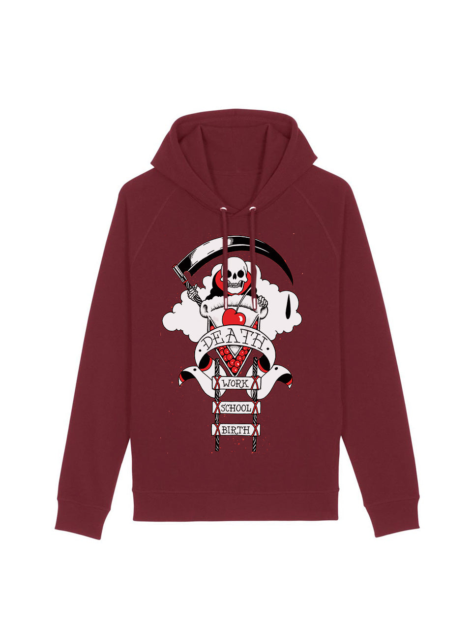 dna merch Kuchen im Himmel Joe Hill Kapuzenpullover schwarz