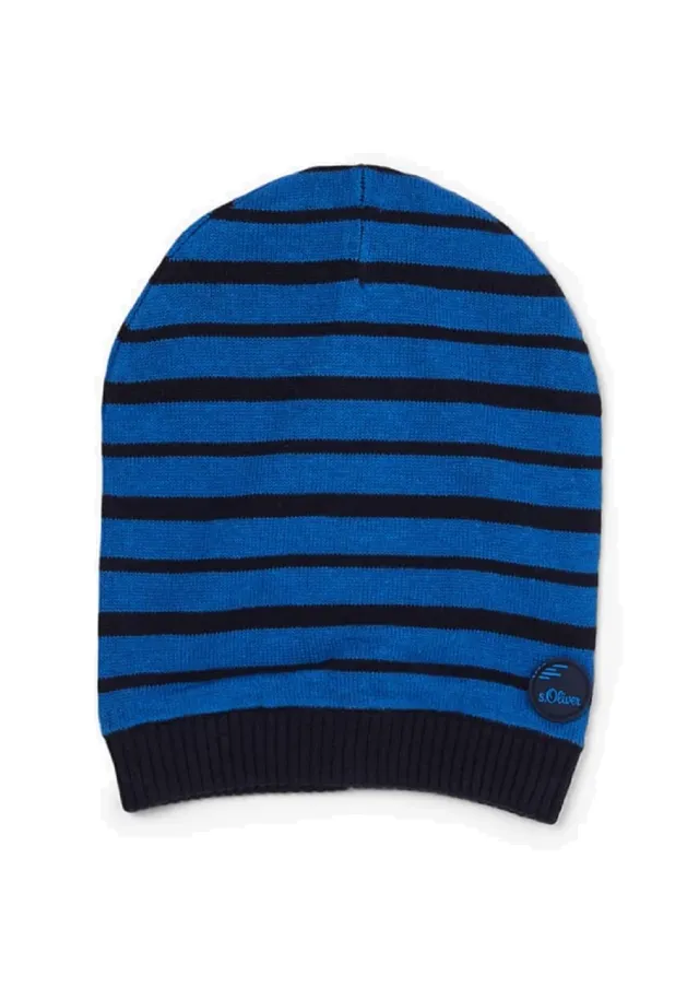 s.Oliver Junior Beanie-Mütze Jungen gestreift Strick