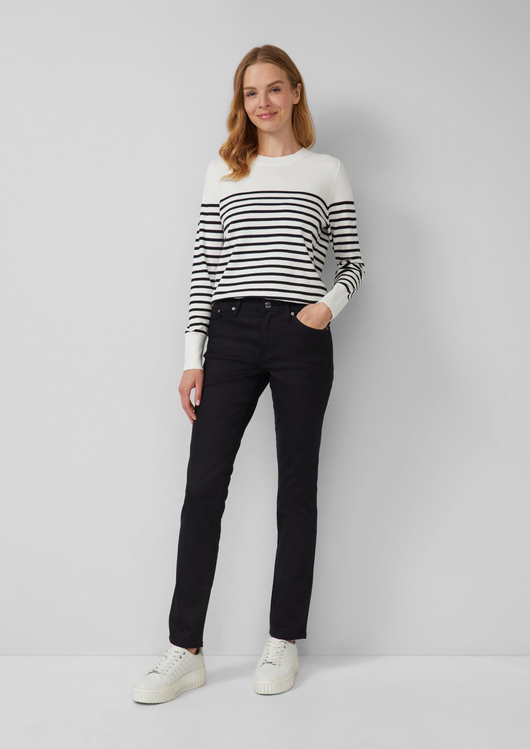 s.Oliver Betsy Jeans Slim Leg Mid Rise Denim