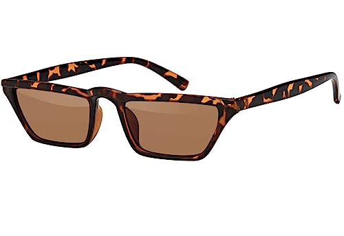 BEZLIT Cat Eye Sonnenbrille Schwarz Retro rechteckig