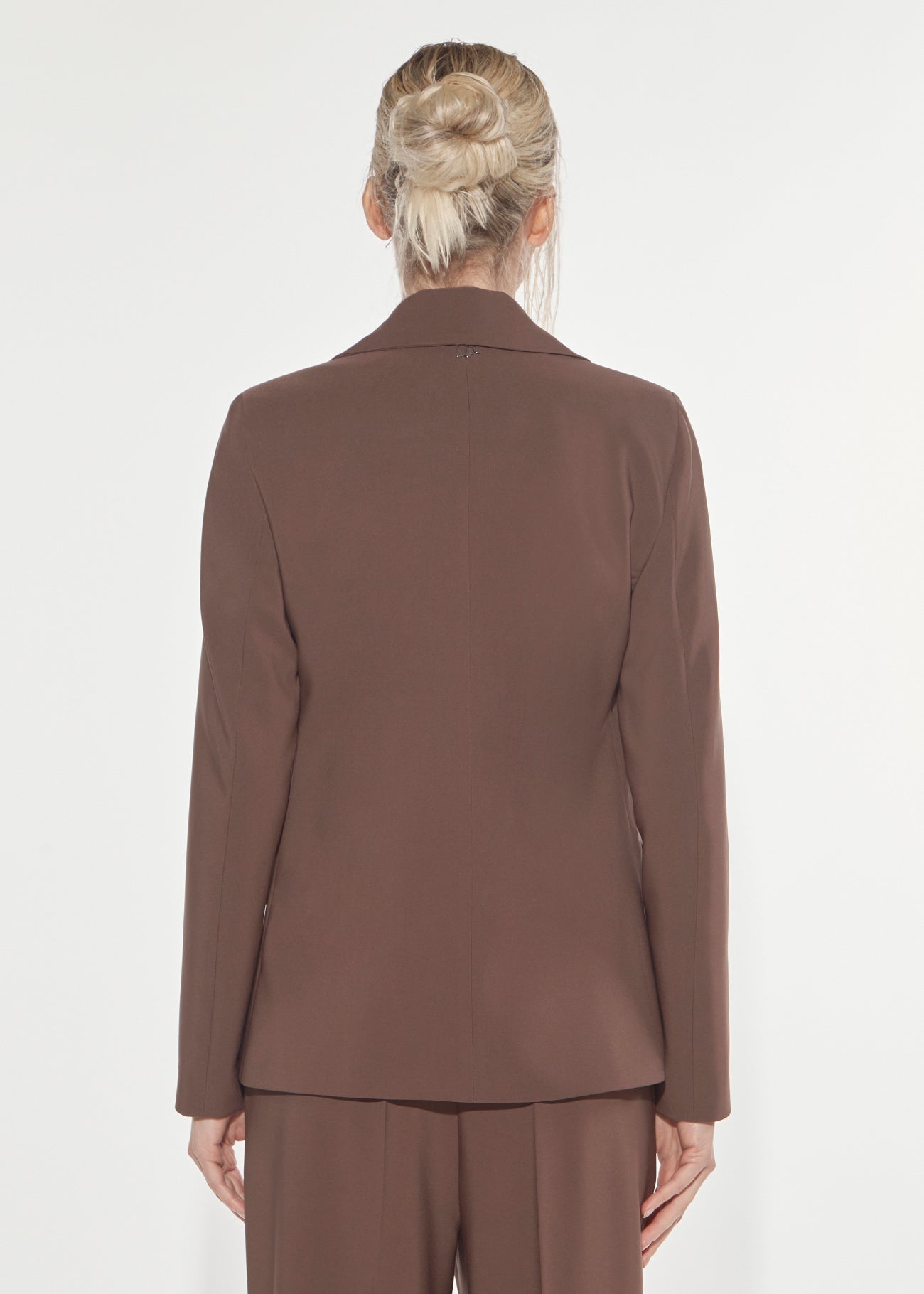 Denny Rose Blazer doppelreihig braun Schmuckknöpfe