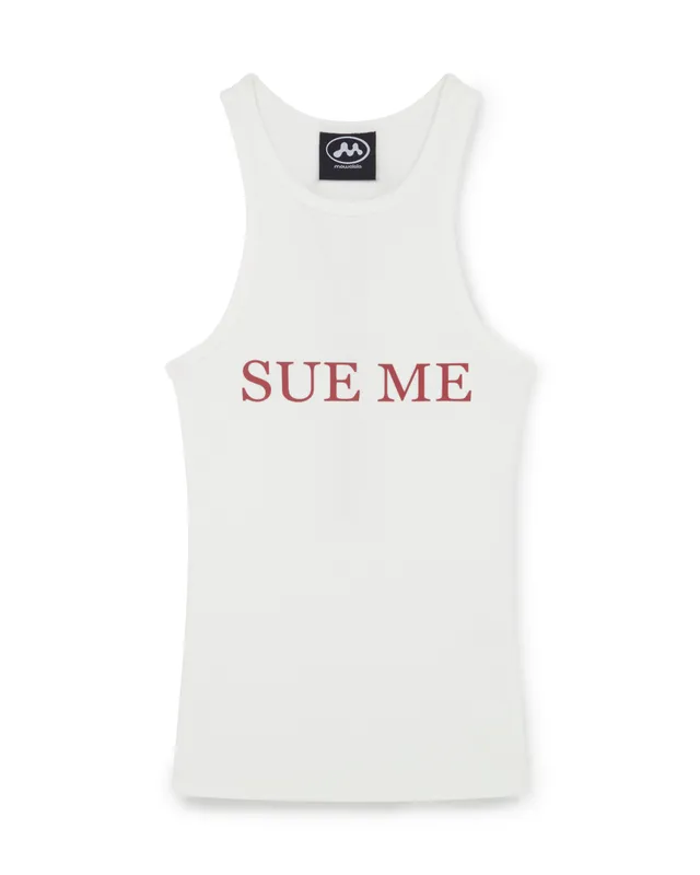 Mowalola Sue Me Tank Top Baumwolle figurbetont