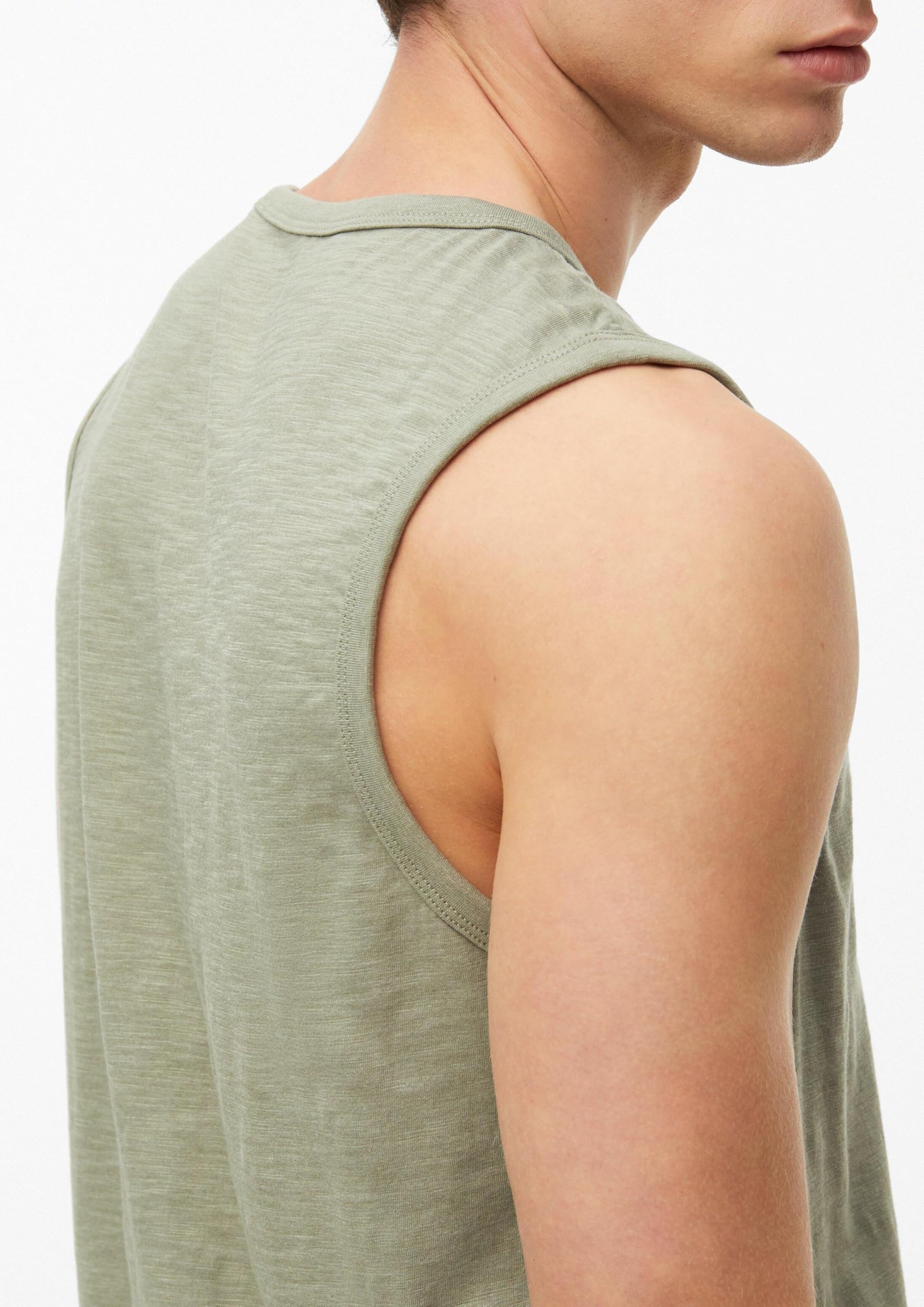s.Oliver 2178332 Herren Tanktop ärmellos Weiß
