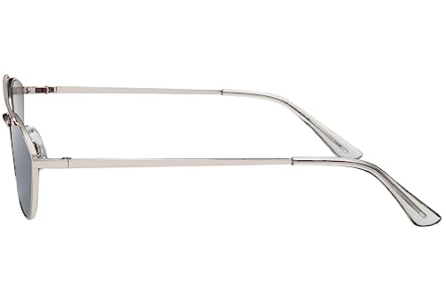 BEZLIT Cat Eye Sonnenbrille Schwarz Metallbügel UV400
