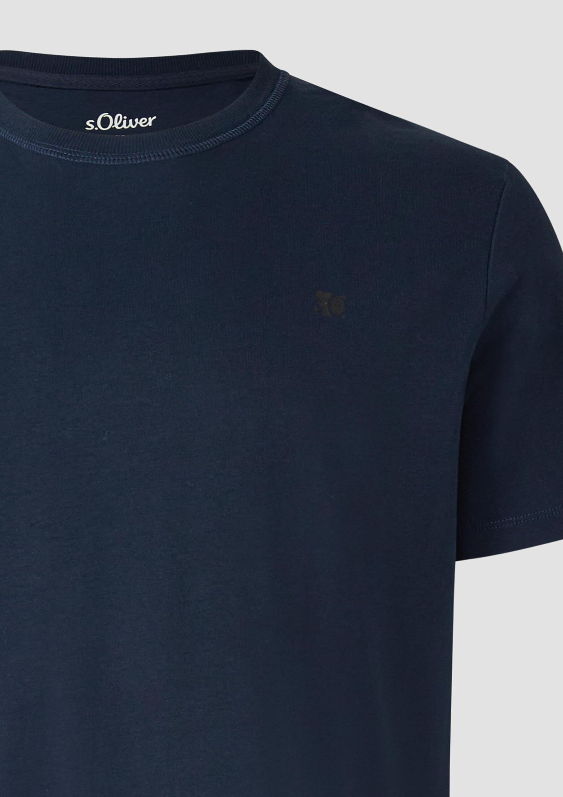s.Oliver RED LABEL Heavy Jersey T-Shirt Logo-Print