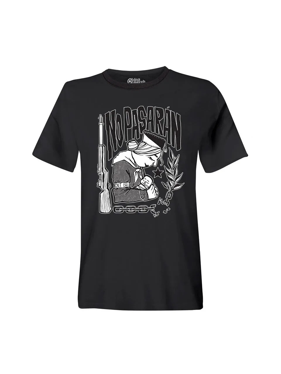 dna merch No Pasarán Unisex T-Shirt Spanische Revolution 1936