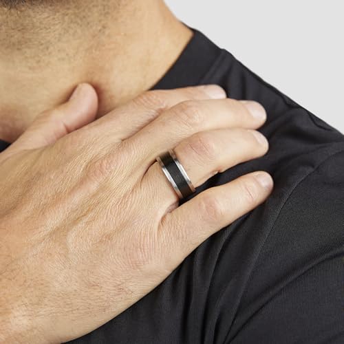 s.Oliver Basic Ring Edelstahl Herren klassisch