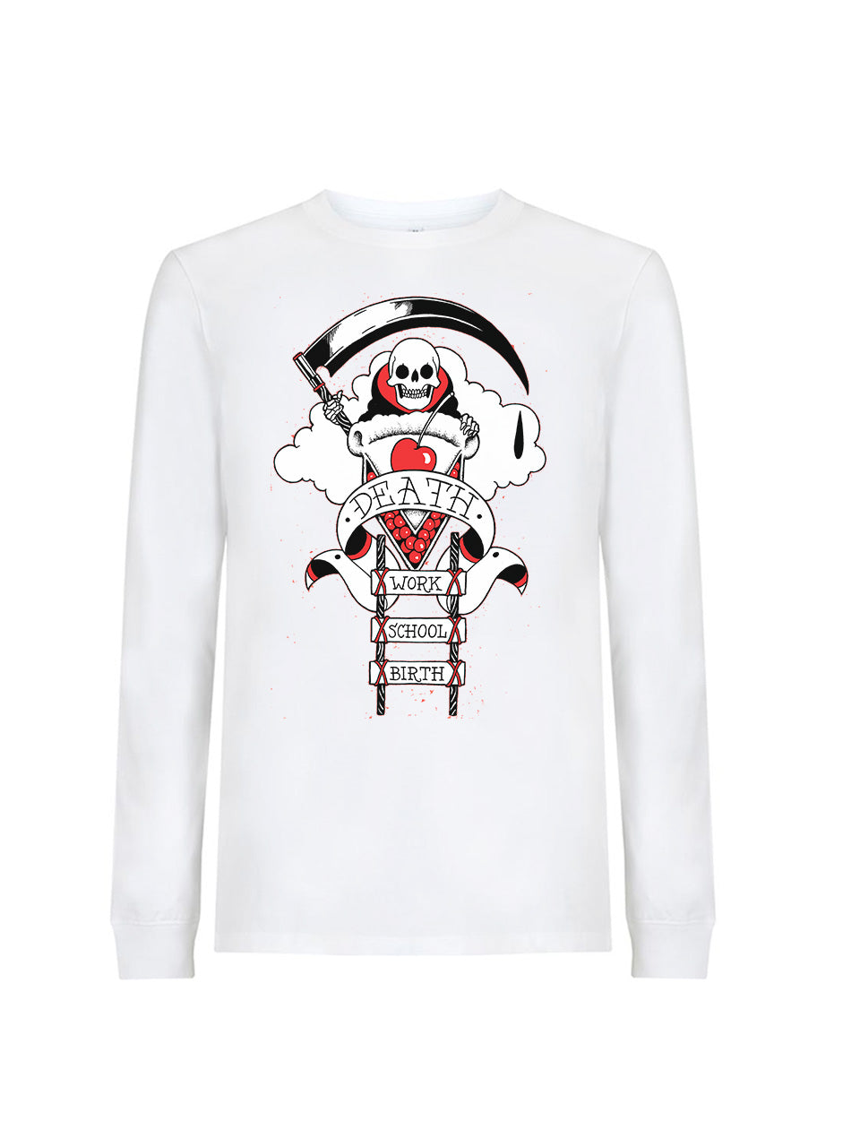 dna merch Kuchen im Himmel Joe Hill Langarmshirt Schwarz