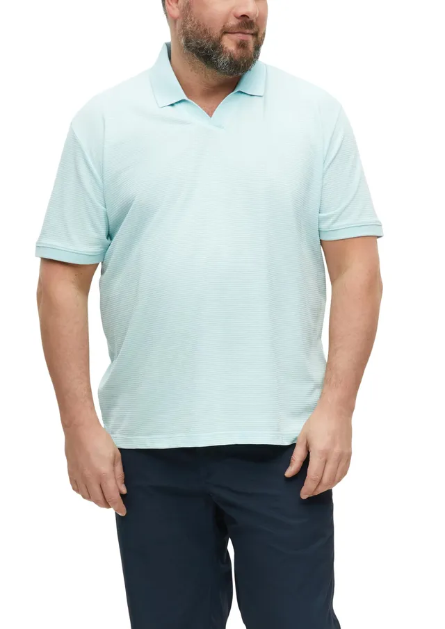 s.Oliver 2181096 Poloshirt 4XL Blue Green
