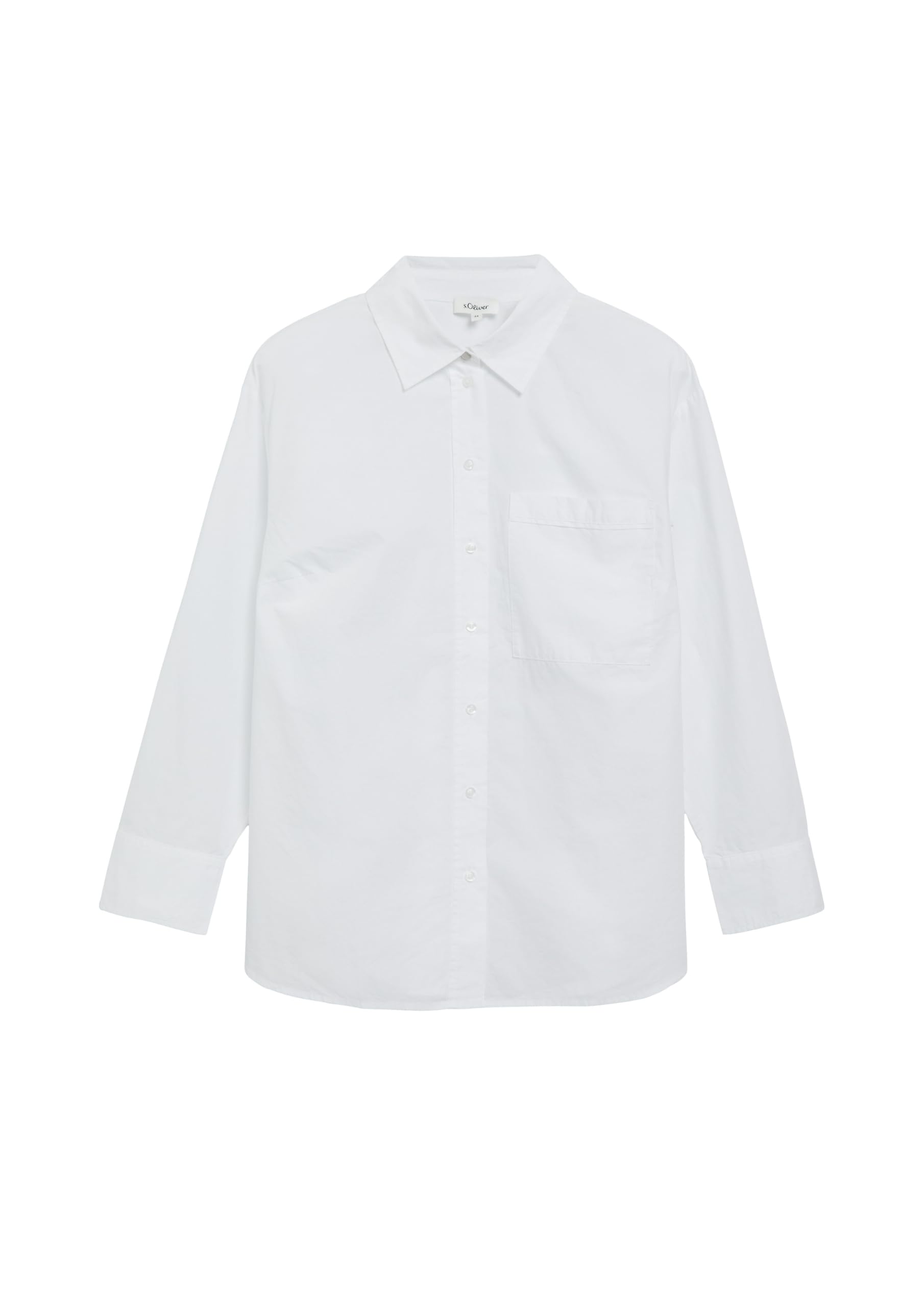 s.Oliver RED LABEL Poplin-Bluse Brusttasche 48
