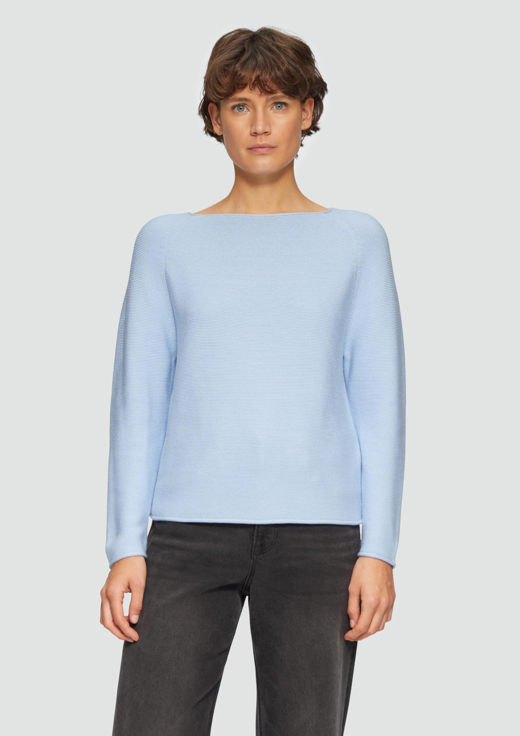 s.Oliver Strickpullover U-Boot-Ausschnitt Damen
