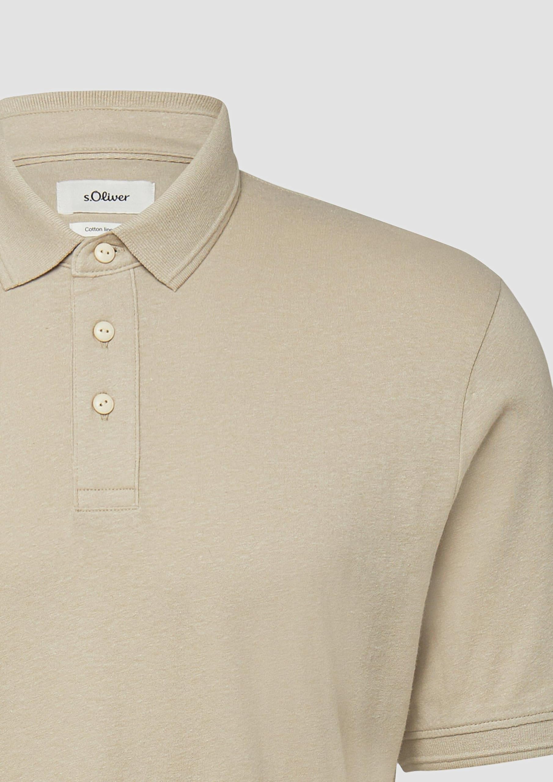 s.Oliver Junior Poloshirt Baumwoll-Leinenmix