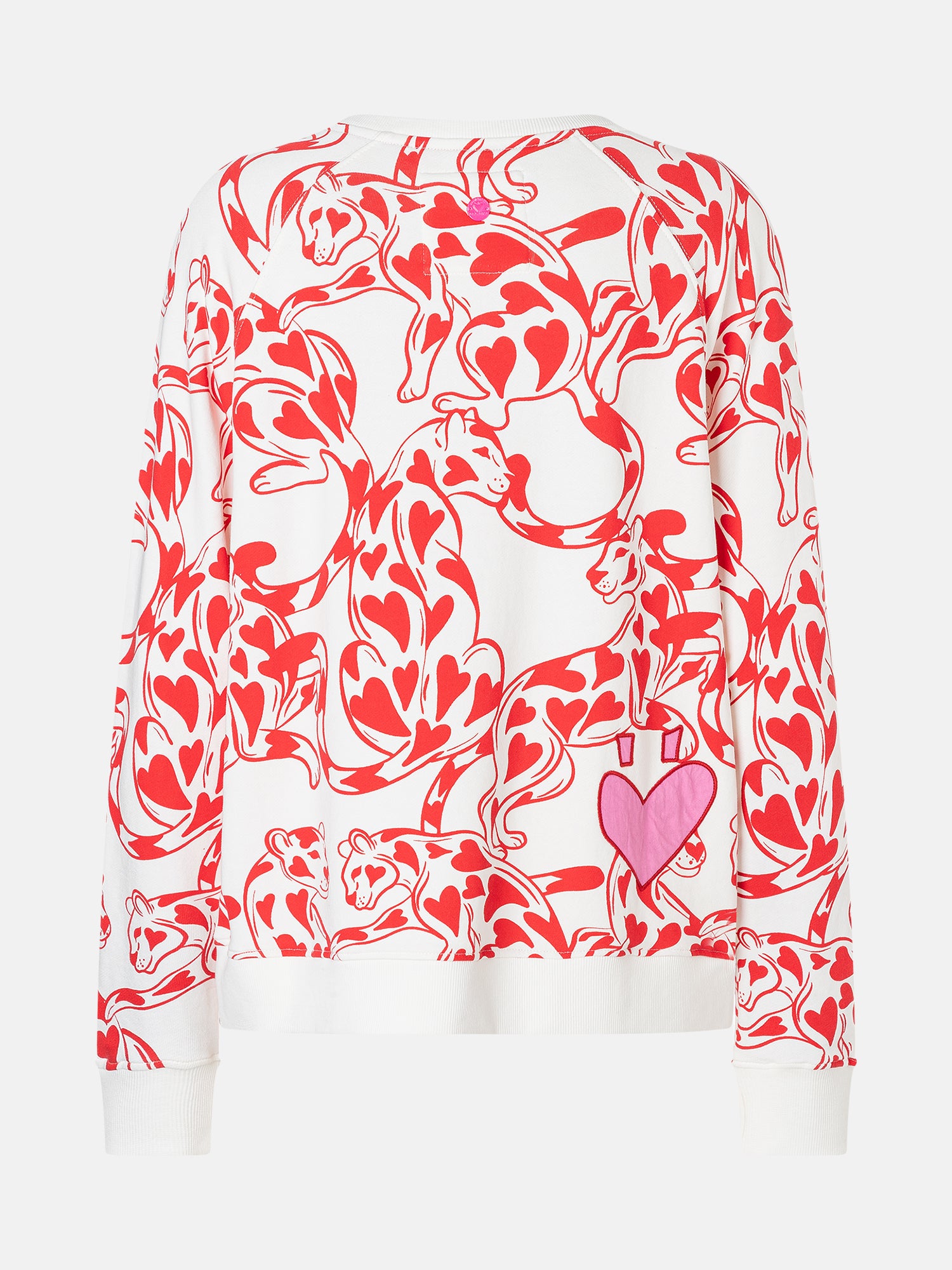 Lieblingsstück LanaL Sweatshirt offwhite Herz-Print Baumwolle