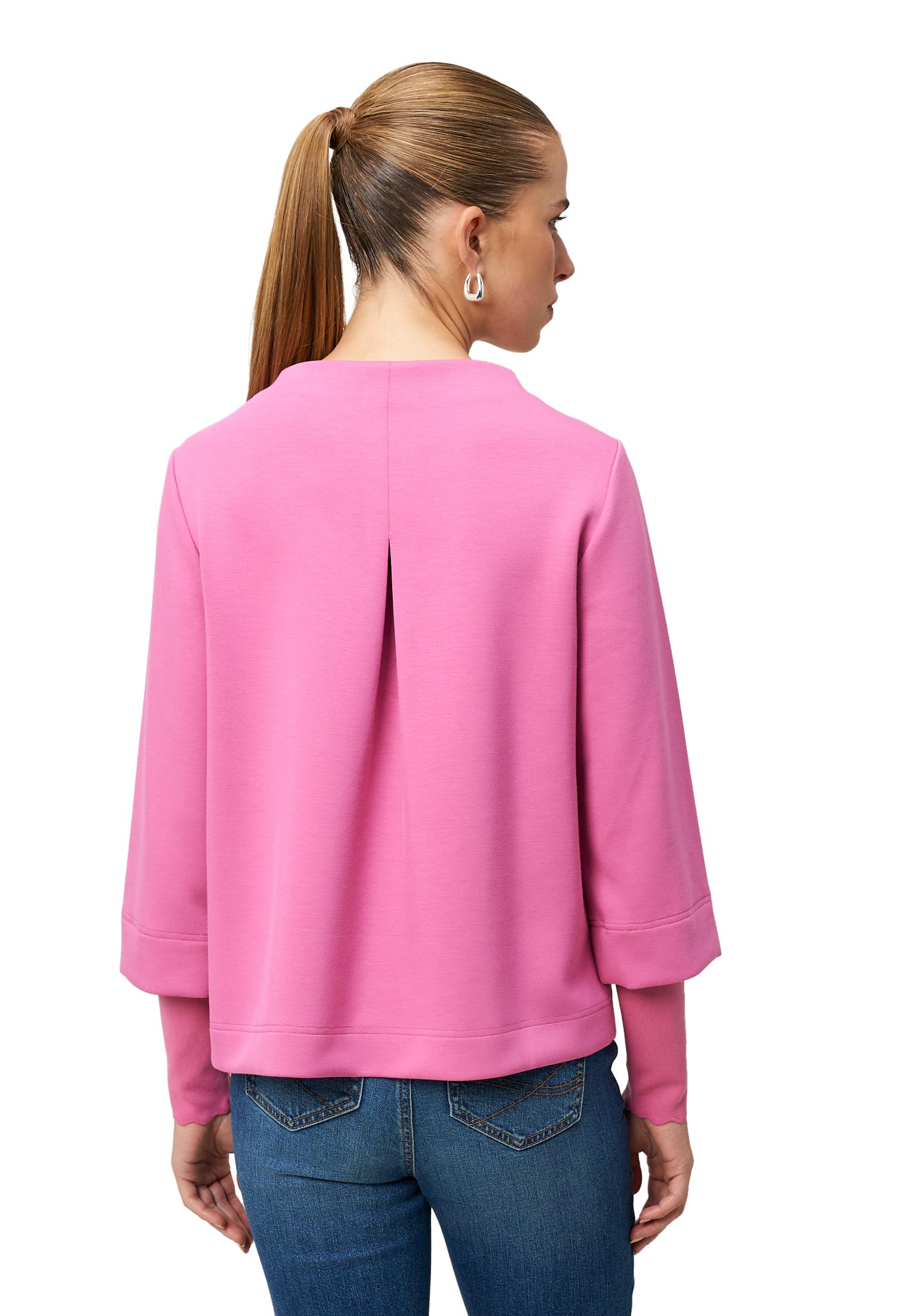 zero Sweatshirt weite Ärmel Damen Raspberry Gr. 38