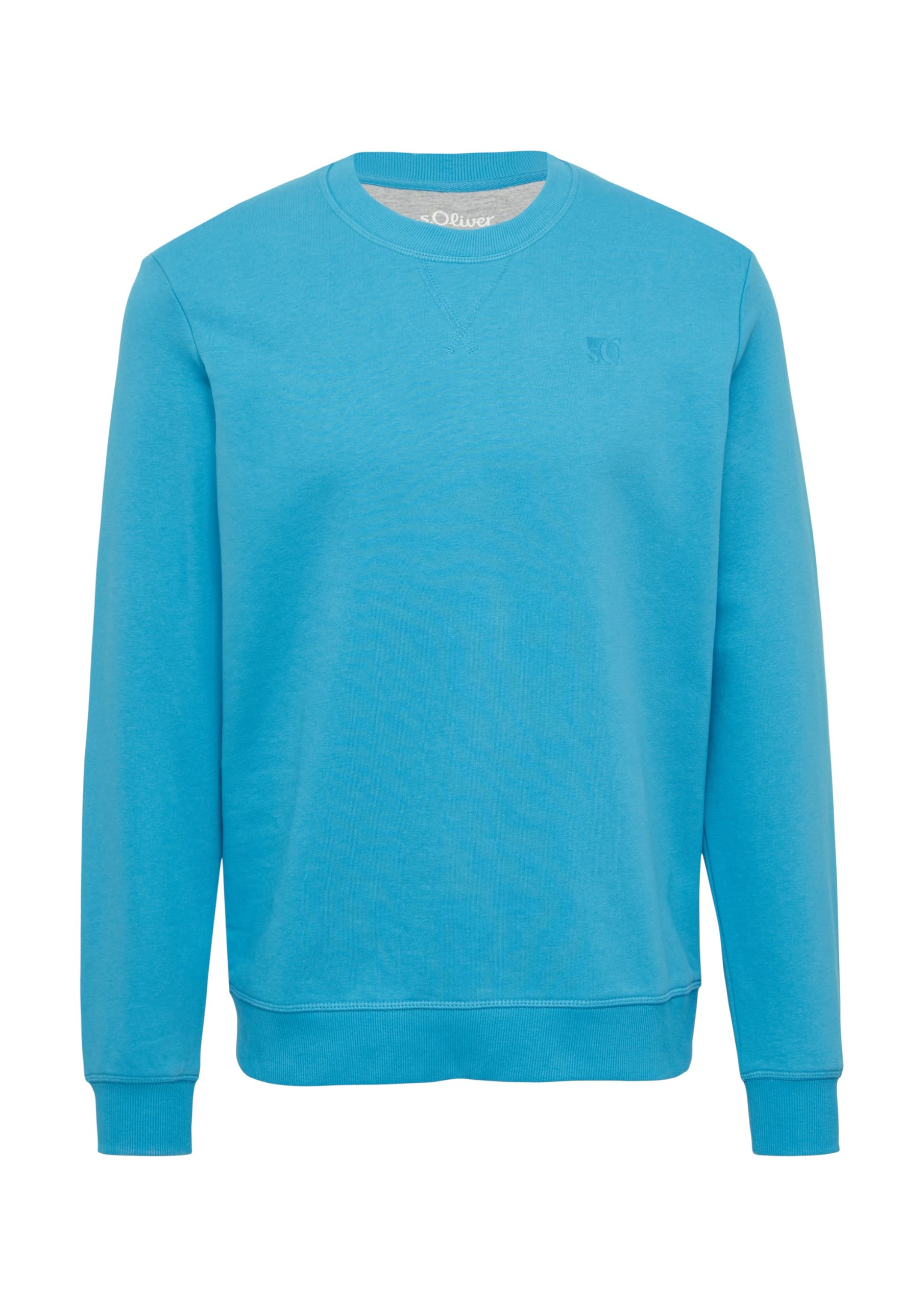 s.Oliver RED LABEL Sweatshirt Crew Neck Logo Regular Fit