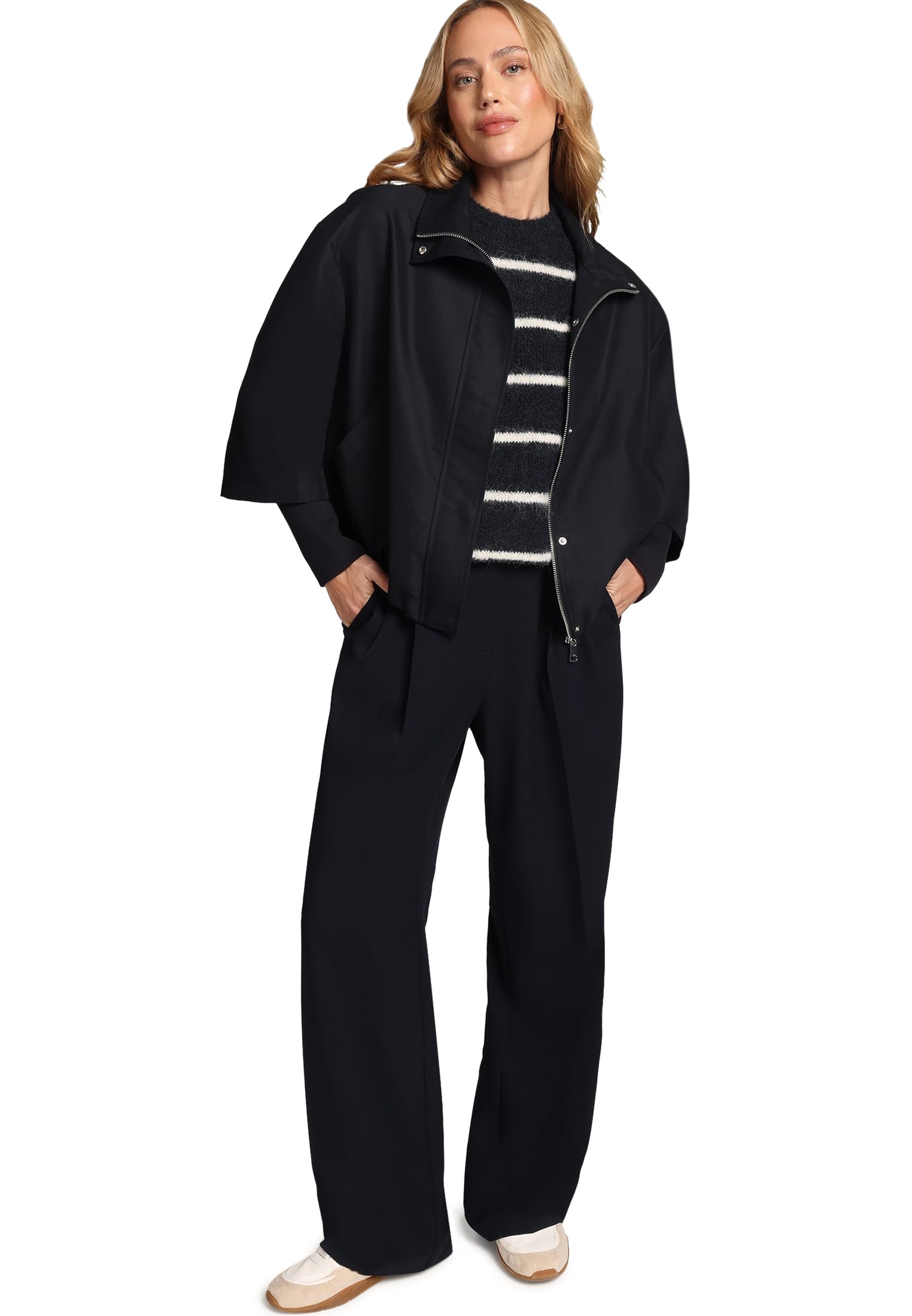zero Jacke Stehkragen Damen Deep Sky Gr.40